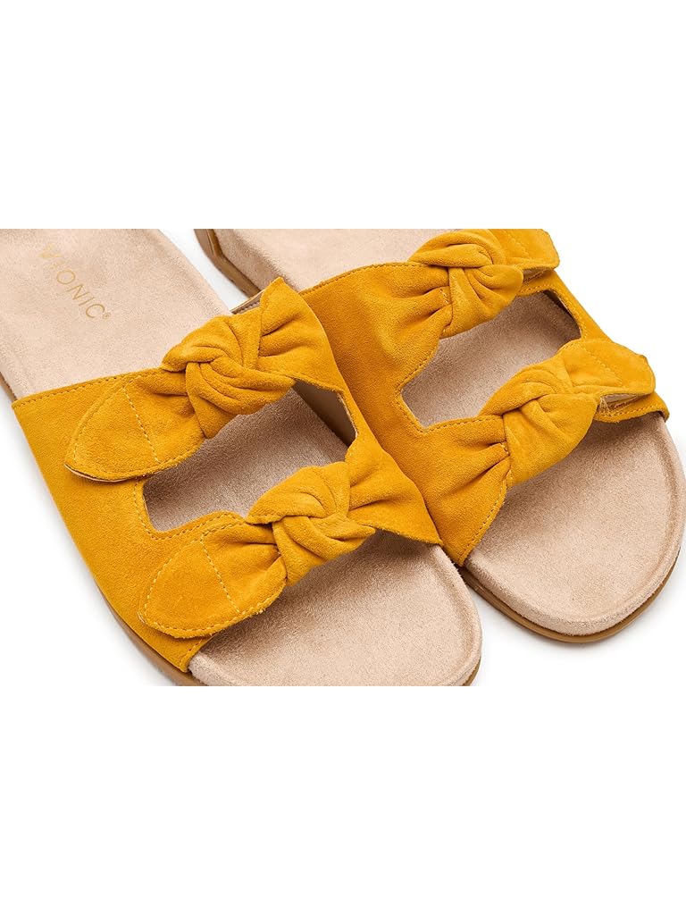 Yellow VIONIC Elara Slingback Sandals