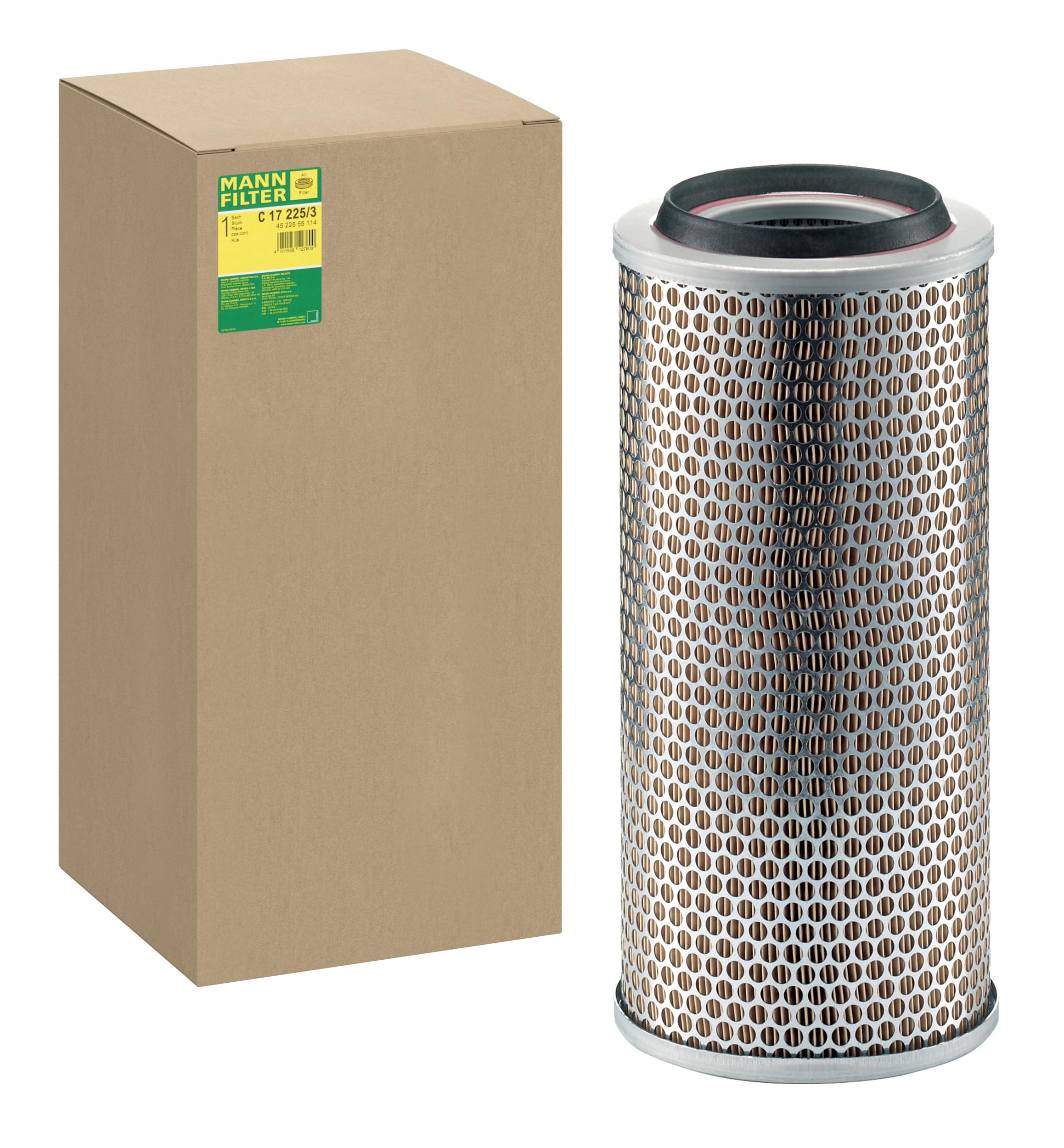 MANN-FILTER C 1724 Luchtfilter voor HONDA JAZZ Lengte