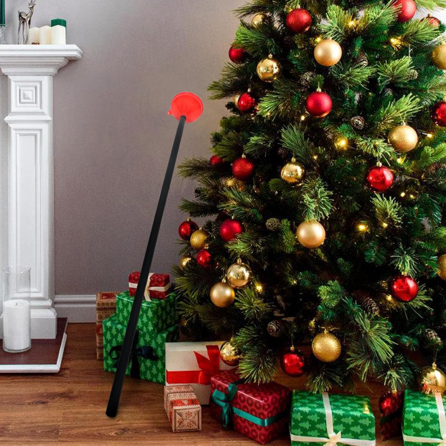 Alasum Christmas Tree Watering Funnel System with Reusable Plastic Spout Tree Root Watering Tool for Indoor and Outdoor Xmas Plant Care