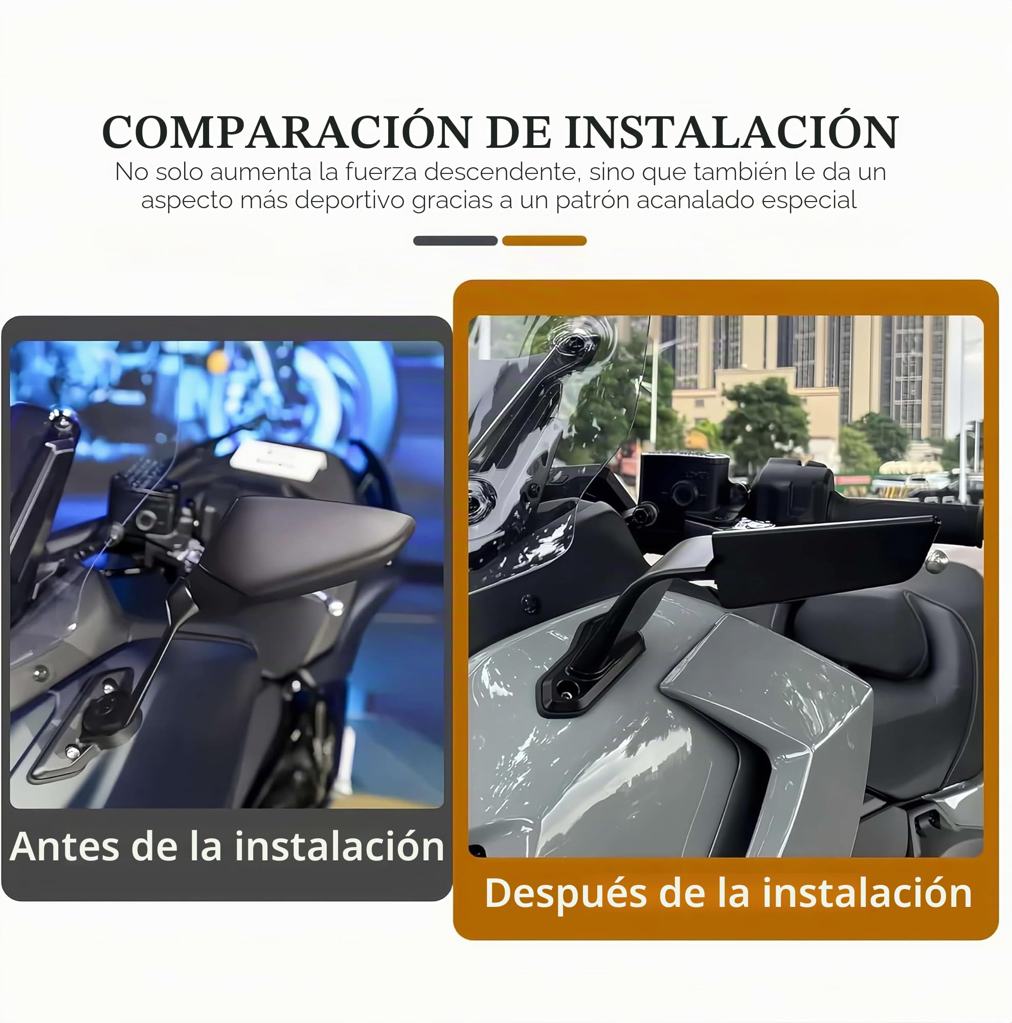 Espejos retrovisores para motocicleta para Yamaha T-MAX 560 2025. Espejos delanteros para manillar de motocicleta, 1 par, ajustables y giratorios. Accesorios.