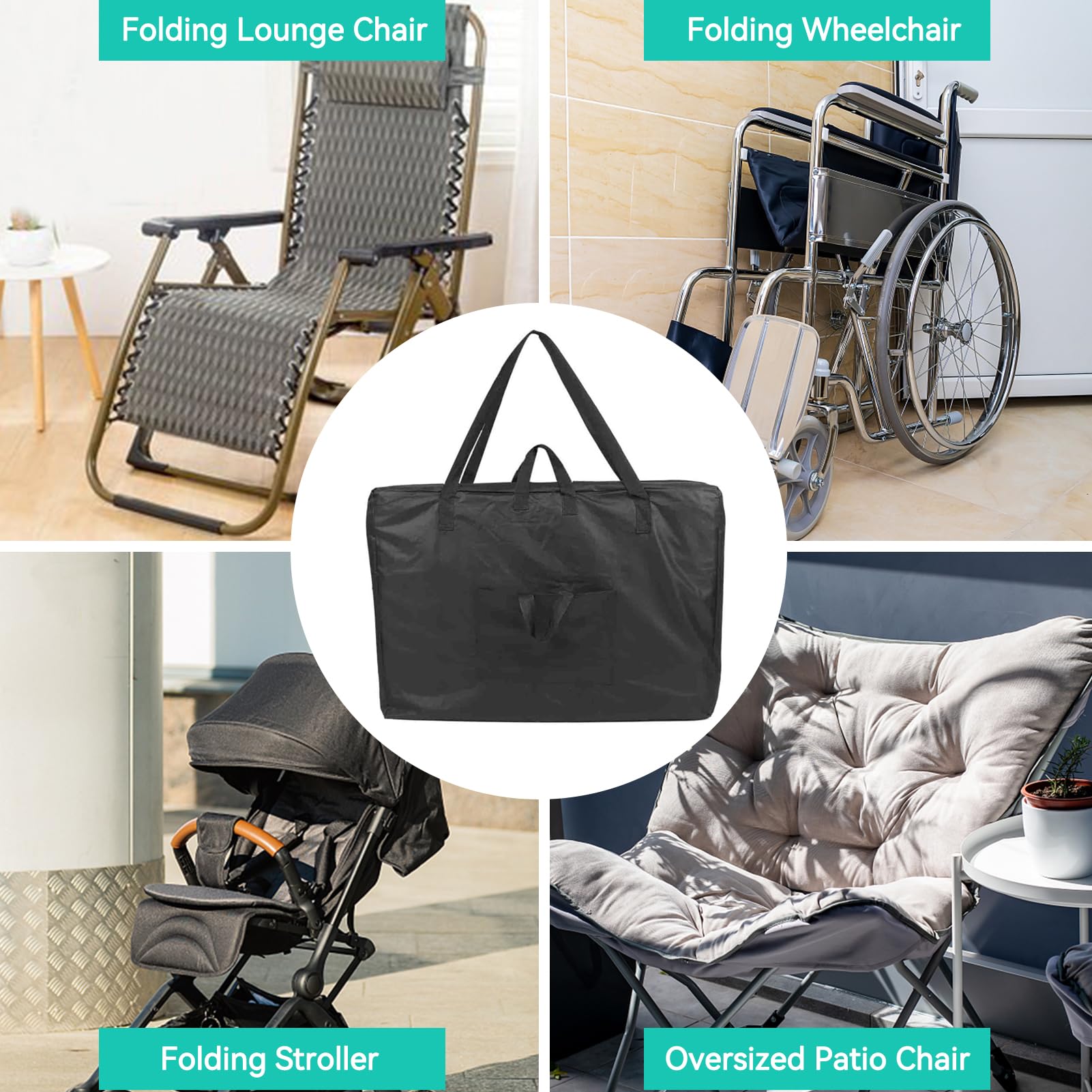 Estuche De Transporte para Camilla De Masaje, Bolsa De Transporte para Mesas De SPA Portátiles 90 X 62 X 18 Cm/35,4 X 24,4 X 7,1 Pulgadas Bolsa De Hombro para Cama De Masaje para Masajista(Negro)