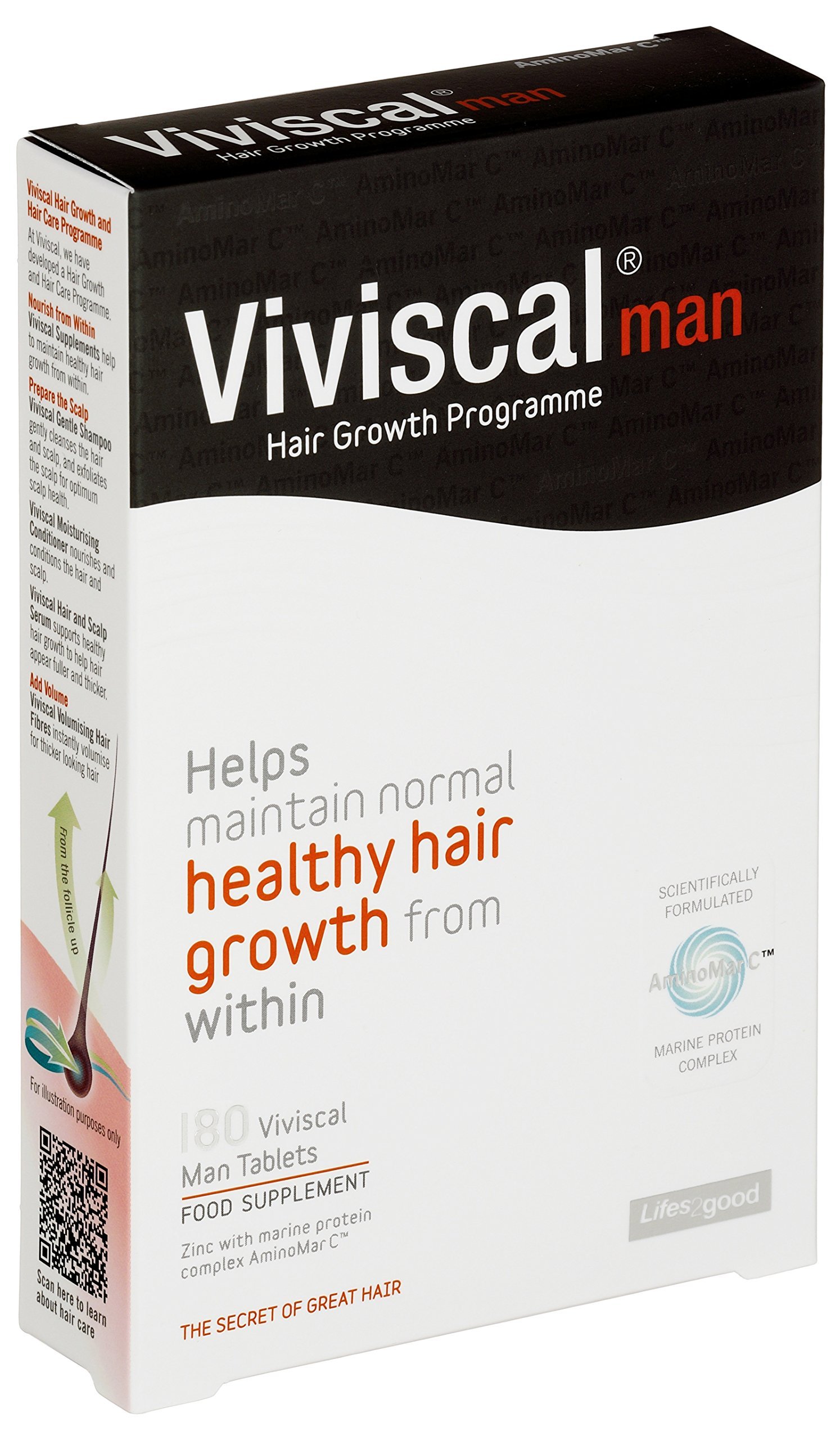 Viviscal Uomo Integratore Alimentare - 180 Compresse