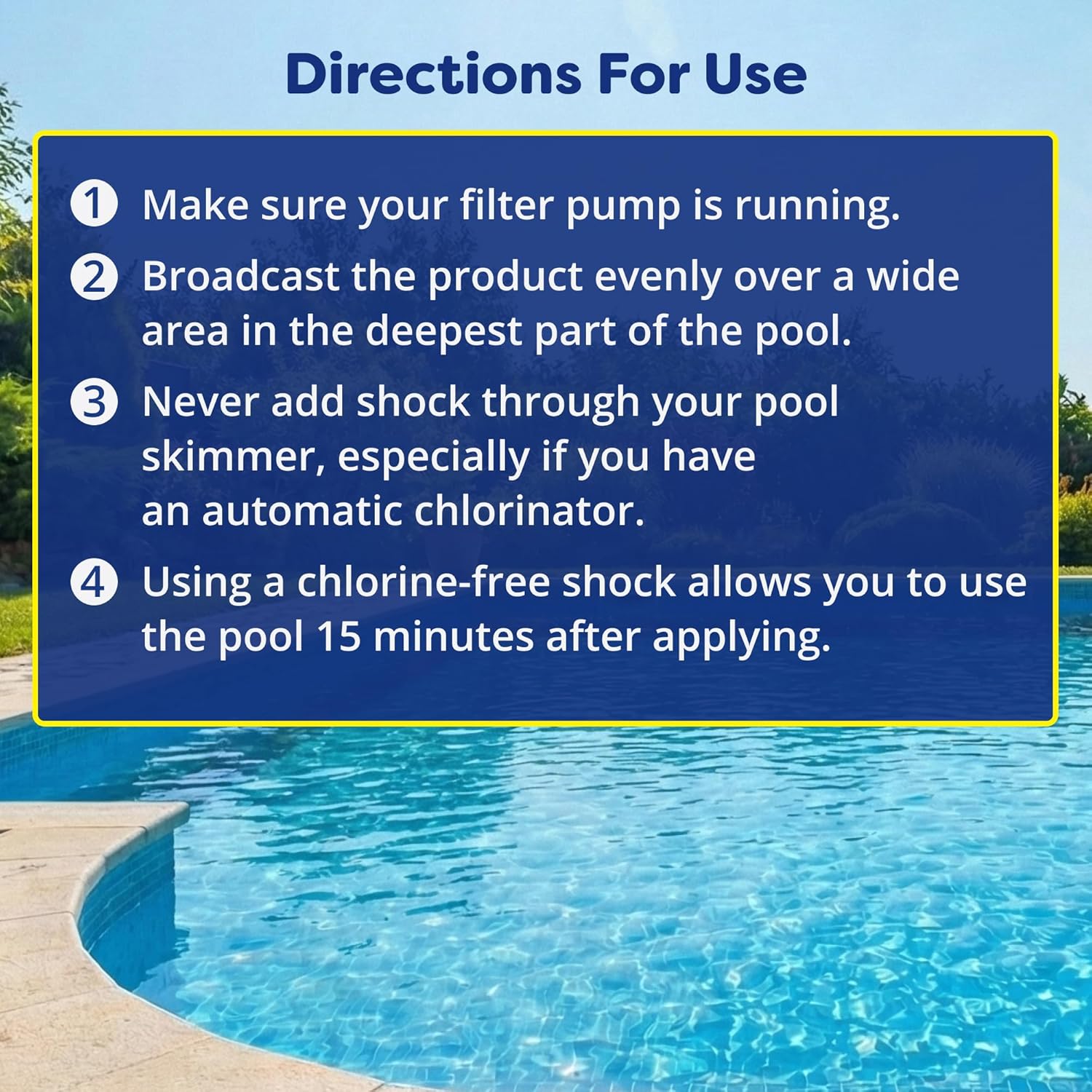 In The Swim Chlorine-Free Shock Bundle and Bromine Plus: Includes 6 x 1 Pound Bags Chlorine-Free Shock and 3.5 Pound Bucket of Bromine Plus - Effective Low Odor Alternative
