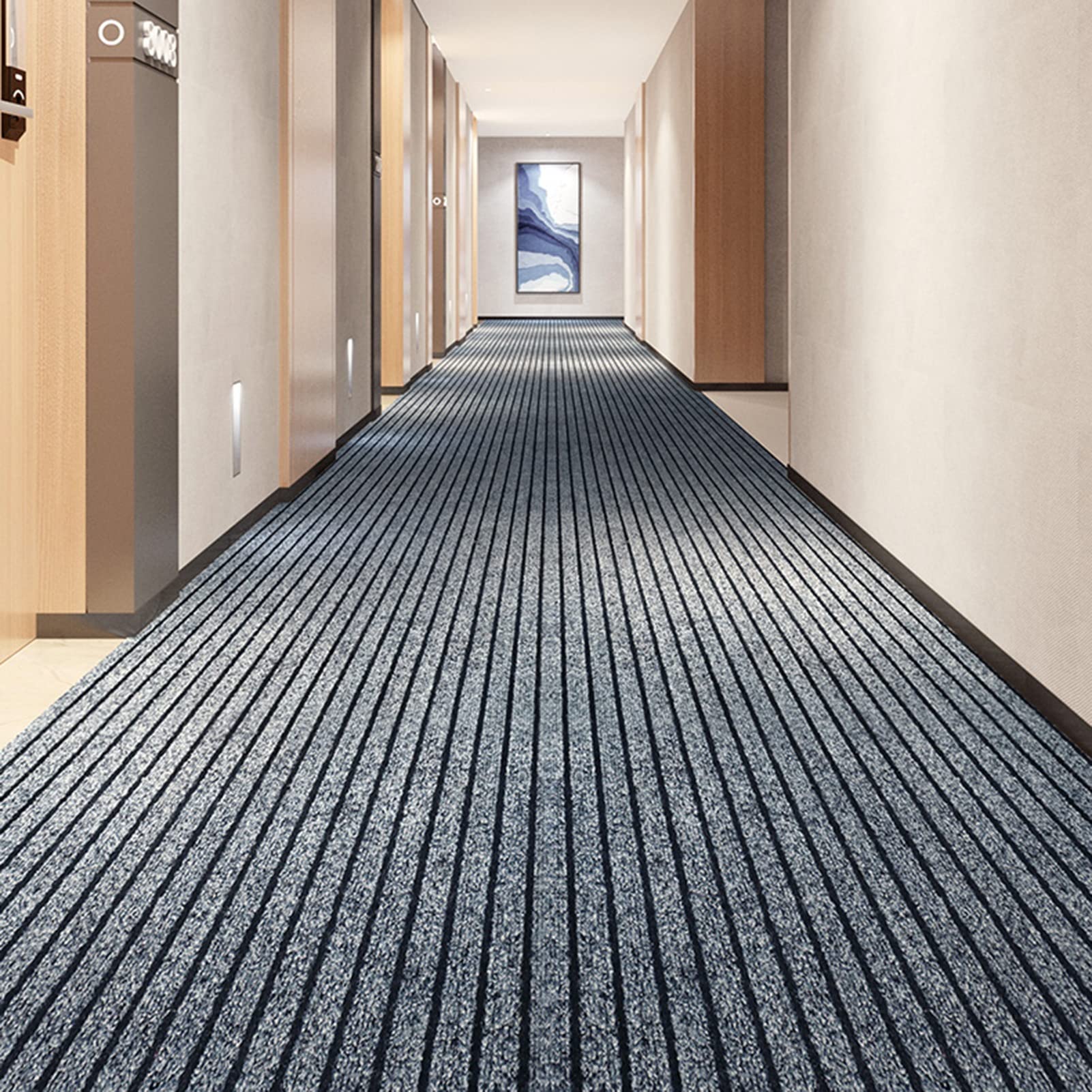 Outdoor-Teppich, Rutschfester Allwetter-Hinterhof-Willkommensteppich, zuschneidbare Eingangsmatten, Einkaufszentren, Hotels, Balkon-Fußmatte, 4 mm dick (Farbe: Grau, Größe: 120 x 200 cm)