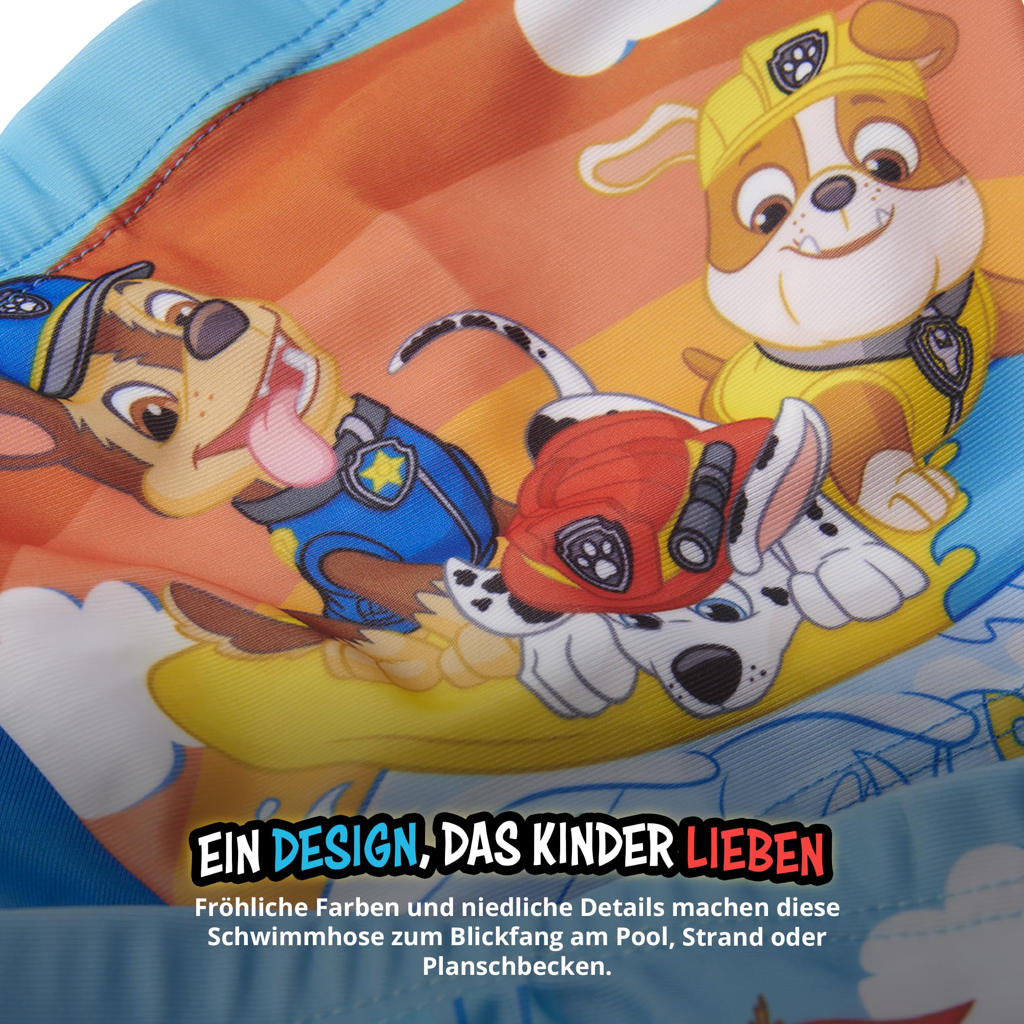 Paw Patrol - Bañador para niño (2 unidades), color azul