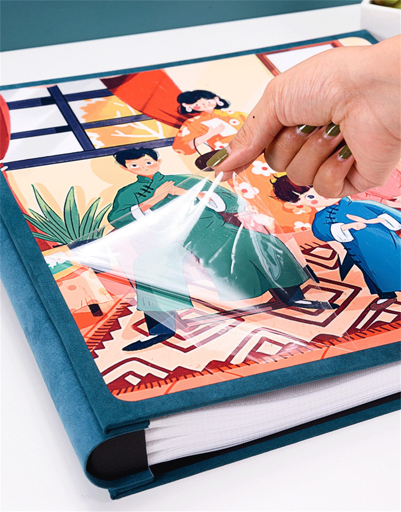 Amazon.co.jp: LANGZDHE フォトアルバム、5インチの大容量インター