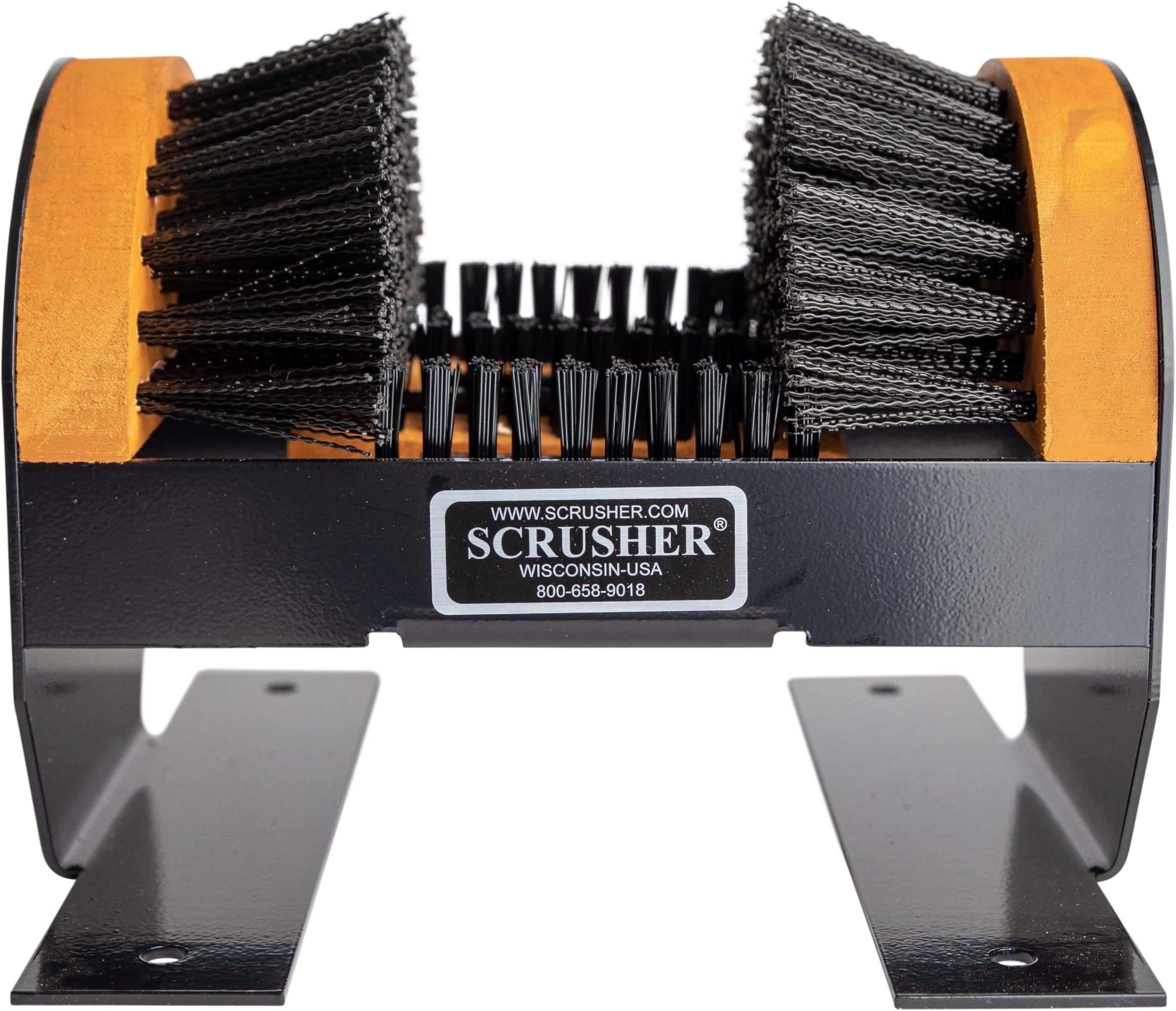 Scrusher - Deluxe Scrusher, Heavy Duty Outdoor Boot Cleaner with 5-Brush Cleaning System Made in America