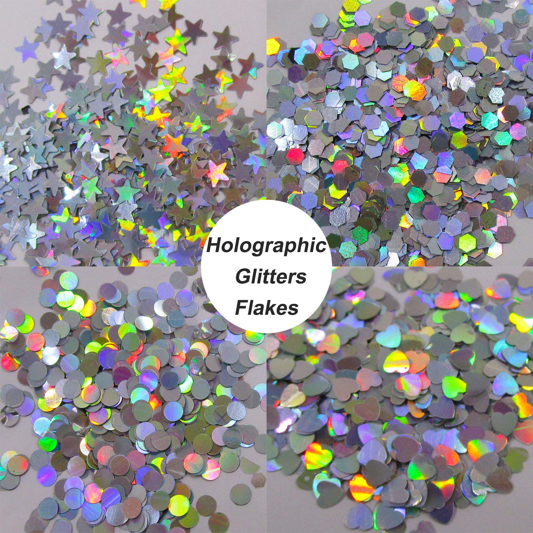 Lifextol Rhinestones for Crafting Chunky Glitter for Crafts and Rhinestones with Tweezers 4Set Fine Glitter with 4set Rhinestones crafts,NailSetA