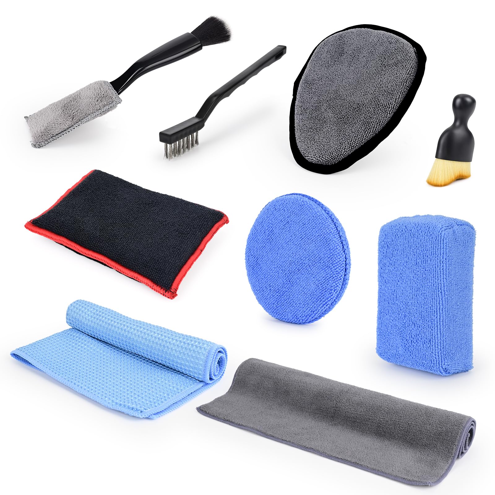 Lavage de voiture en microfibre et brosse pour un habitacle propre