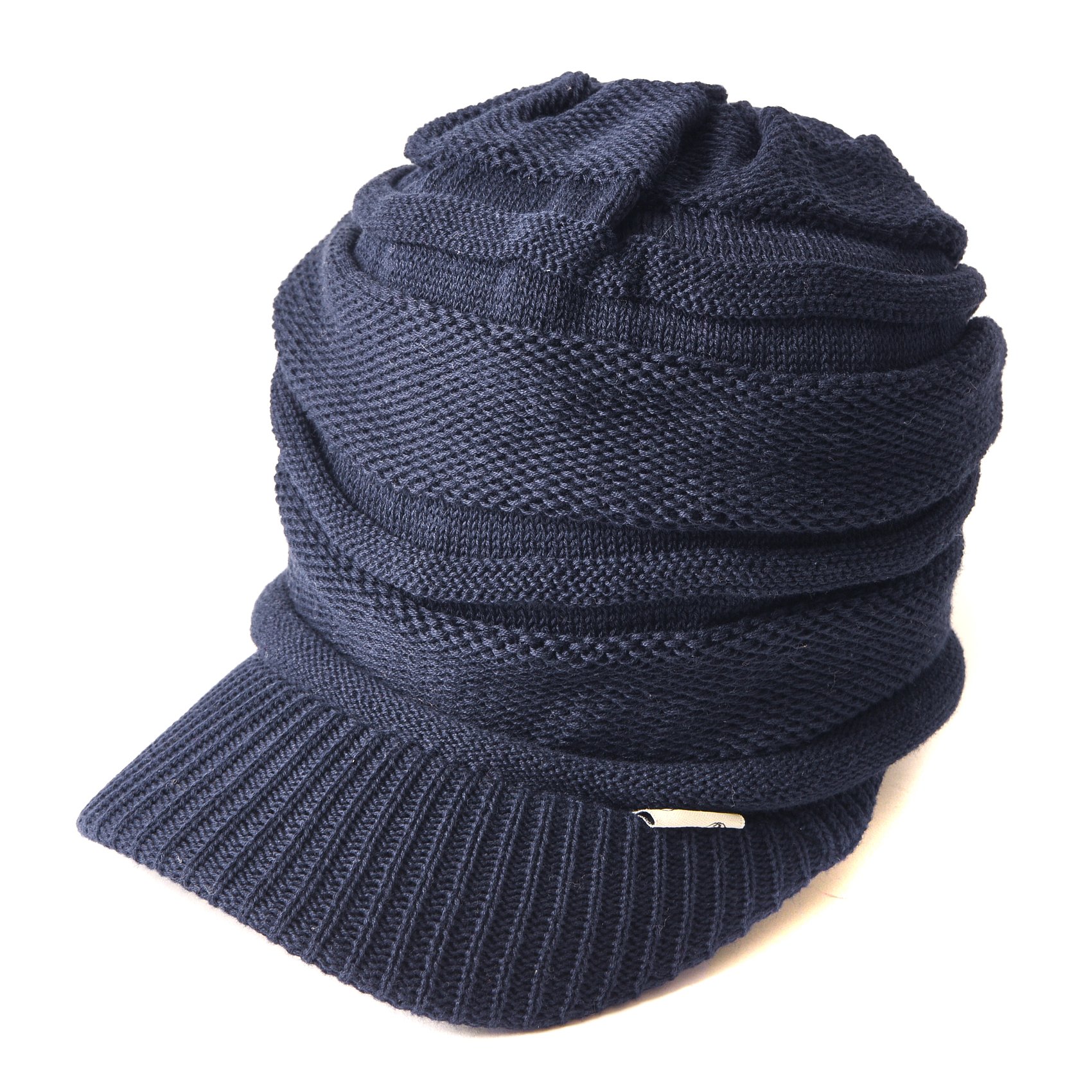 Mens Brimmed Knit Beanie Womens Summer Slouchy Beanie Visor Hat