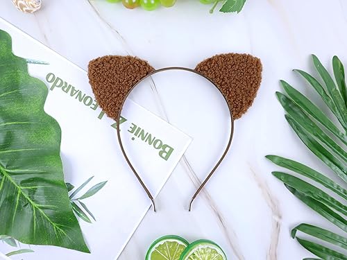 Miniatura 9 de Bonnie Z. Leonardo Diadema acolchada con orejas de gato con orejas de gato, color negro