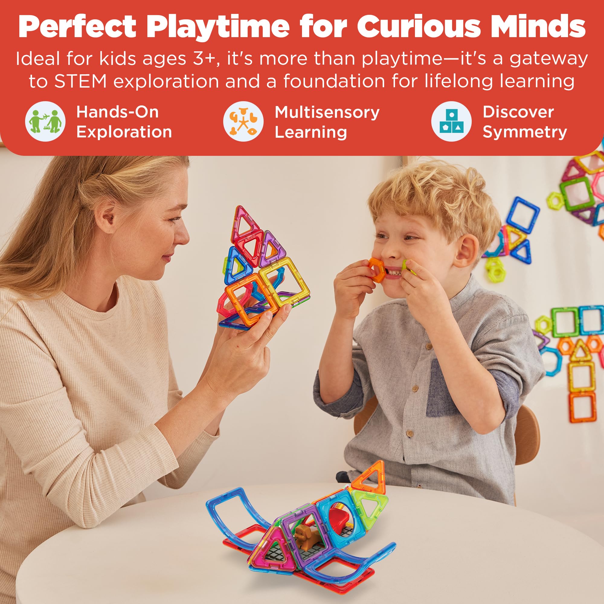 Magformers Aviation Adventure Magnetic Construction Set. 28 Pieces. STEM toy. Educational toy.