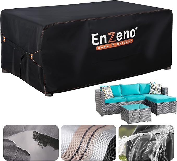 Enzeno Outdoor Garden Furniture Covers Waterproof with Air Vent, 180
