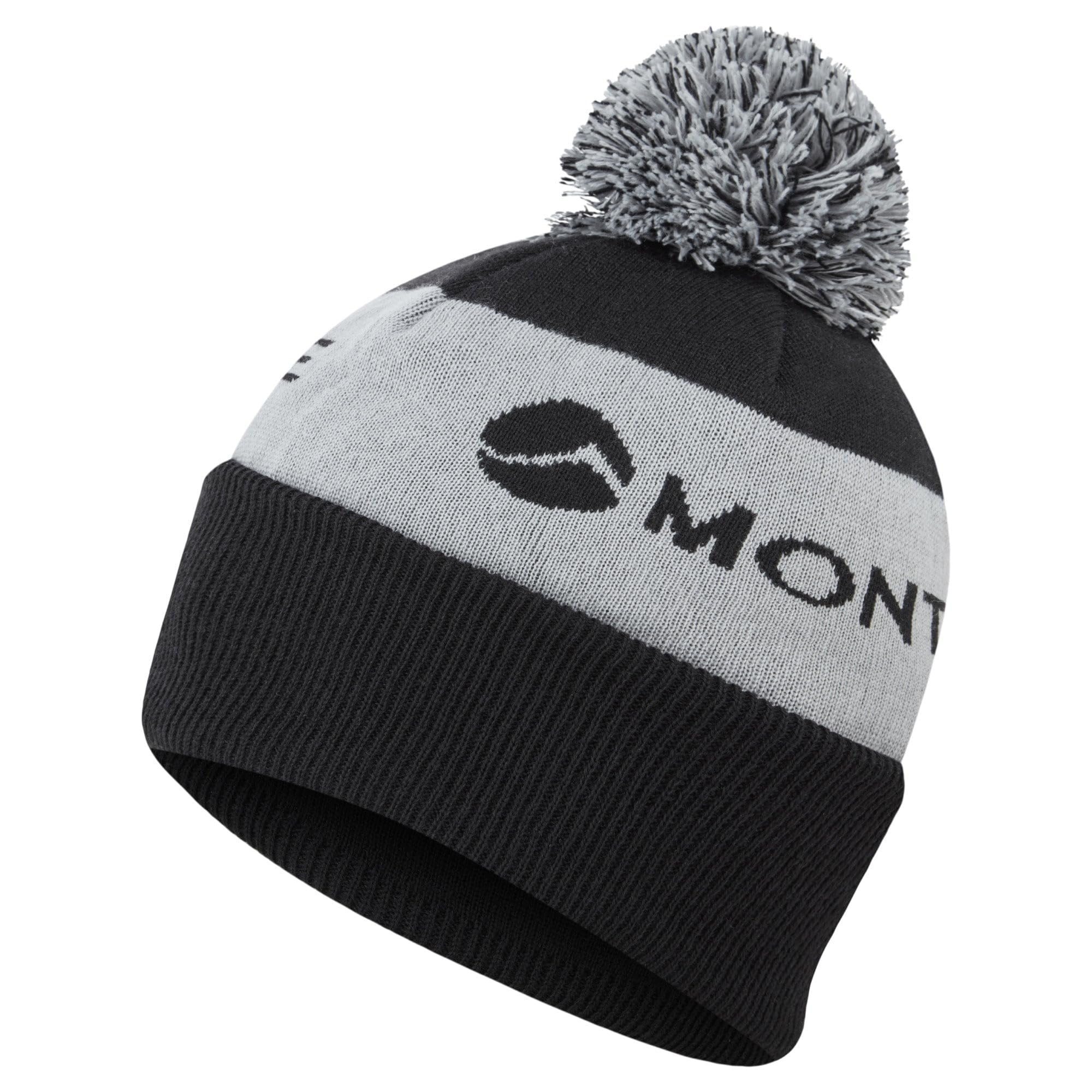 Montane Unisex Black Logo Cuffed Beanie Hat