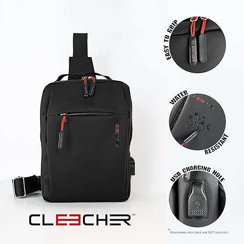Miniatura 4 de Bolso bandolera para hombres y mujeres  Mochila cruzada de viaje y senderismo, bolsa de bandolera, bolsa de hombro con una sola correa, mochila para