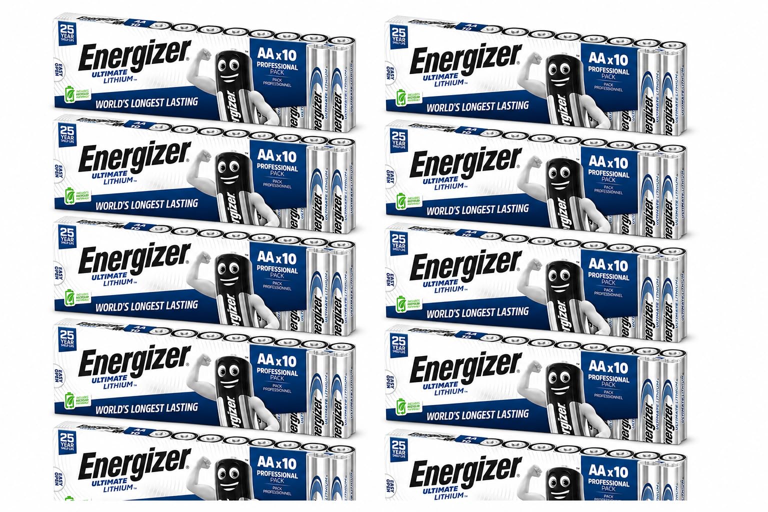 Energizer バッテリーチャージャー 4本用　銀エナ　動作確認済み Amazon | Energizer(エナジャイザー) 単4形電池 アルティメット