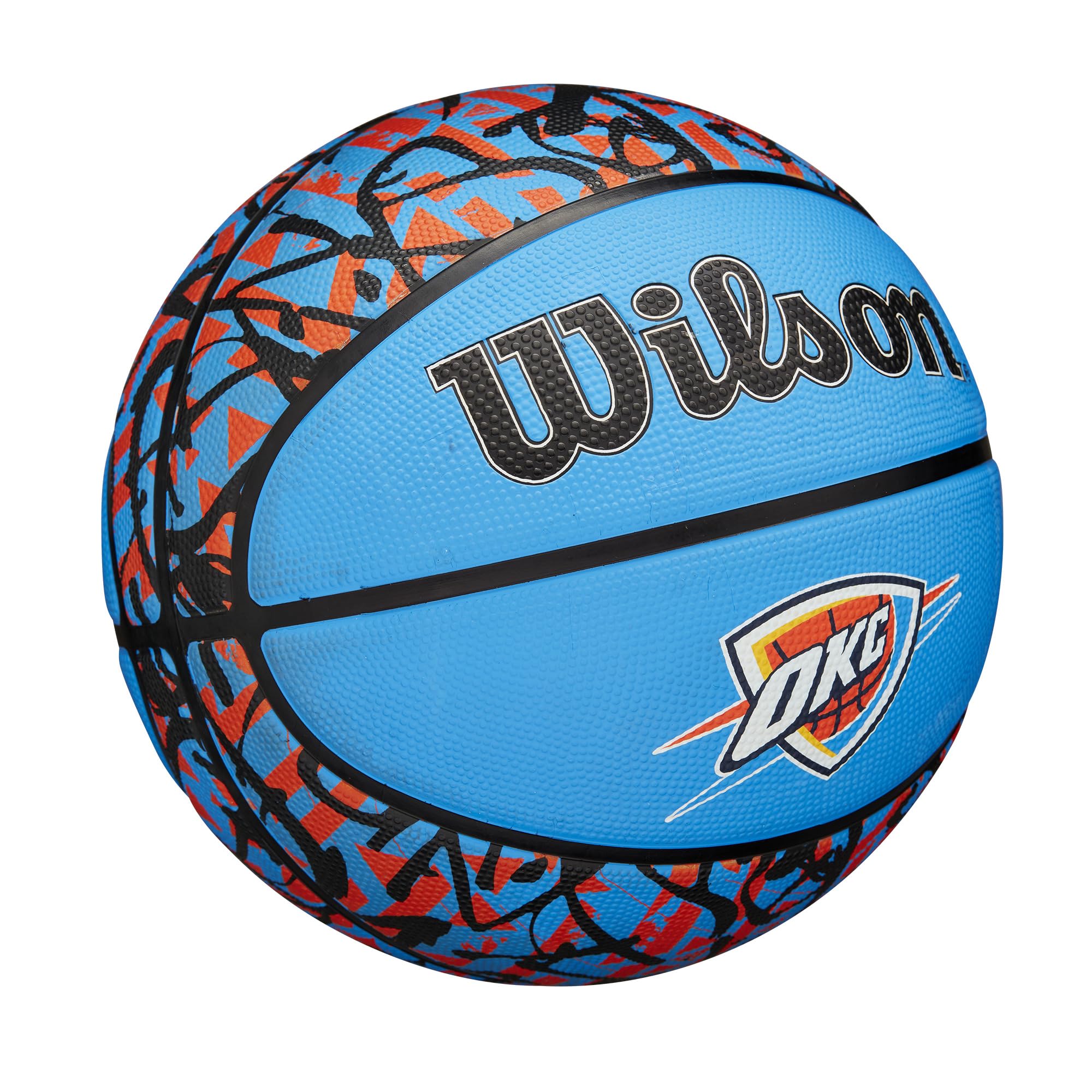 WILSON NBA Team Graffiti Koszykówka - Oklahoma City Thunder, rozmiar 18-79 cm