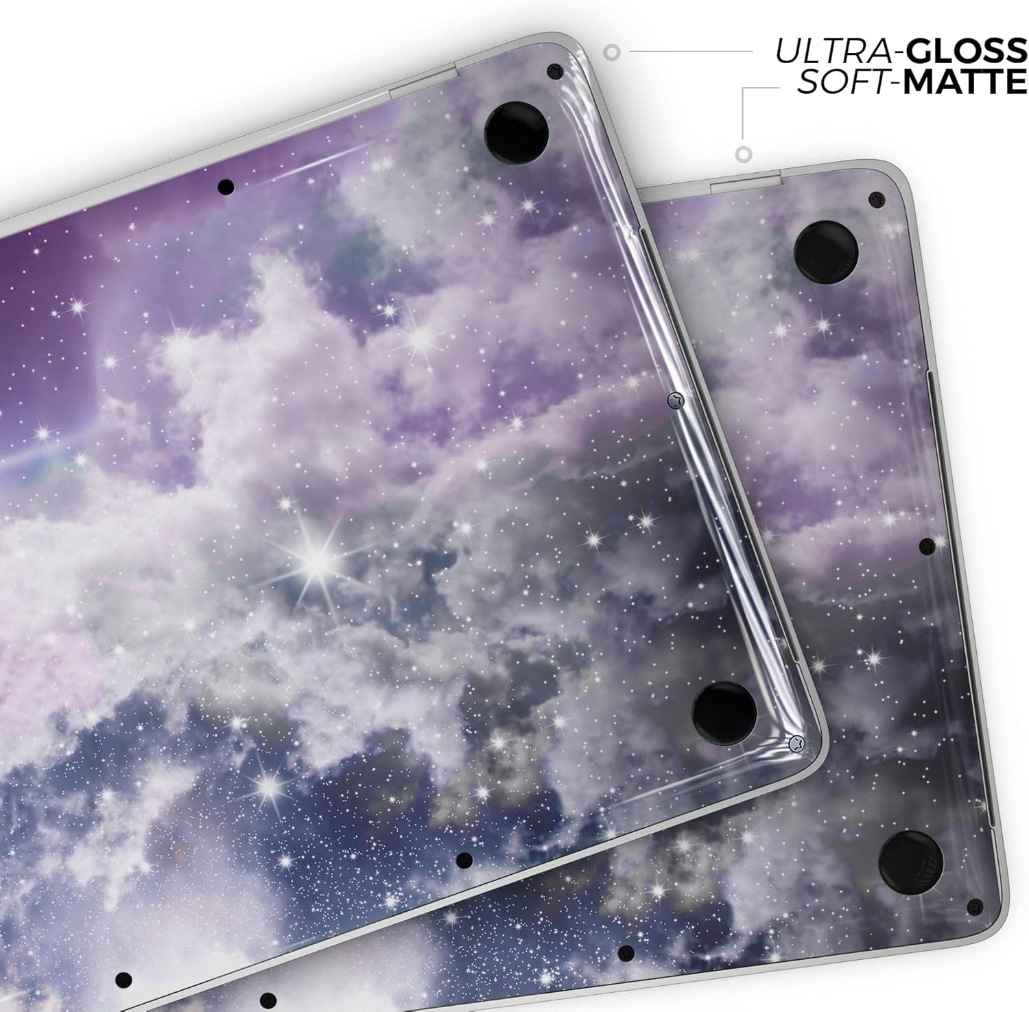 DesignSkinz - Sparkly Space - Full-Body Wrap Protective Decal Skin Kit Compatible with MacBook 16" Pro M1 (A2485)