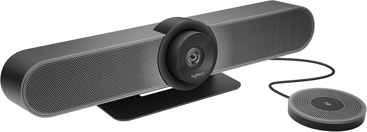 Logitech MeetUp and Expansion Mic HD Video Conferencing - Black