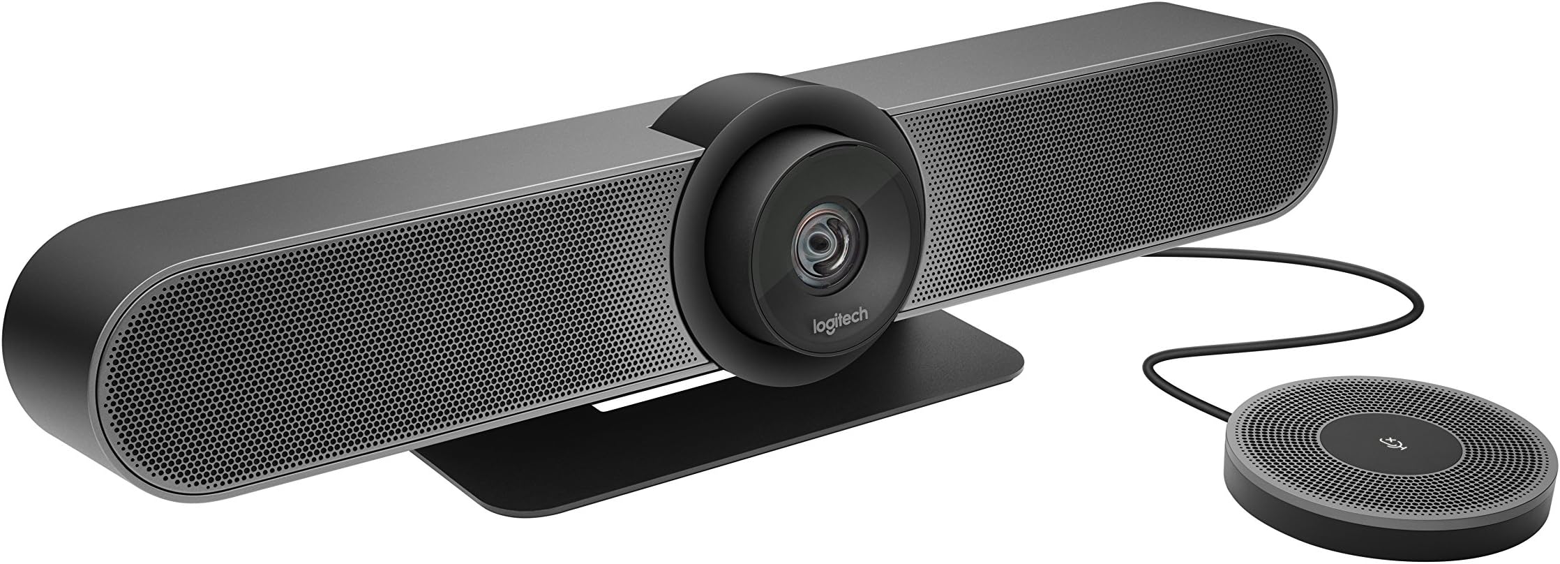 MeetUp and Expansion Mic HD Video and Audio Conferencing System for Small Meeting Rooms - Black