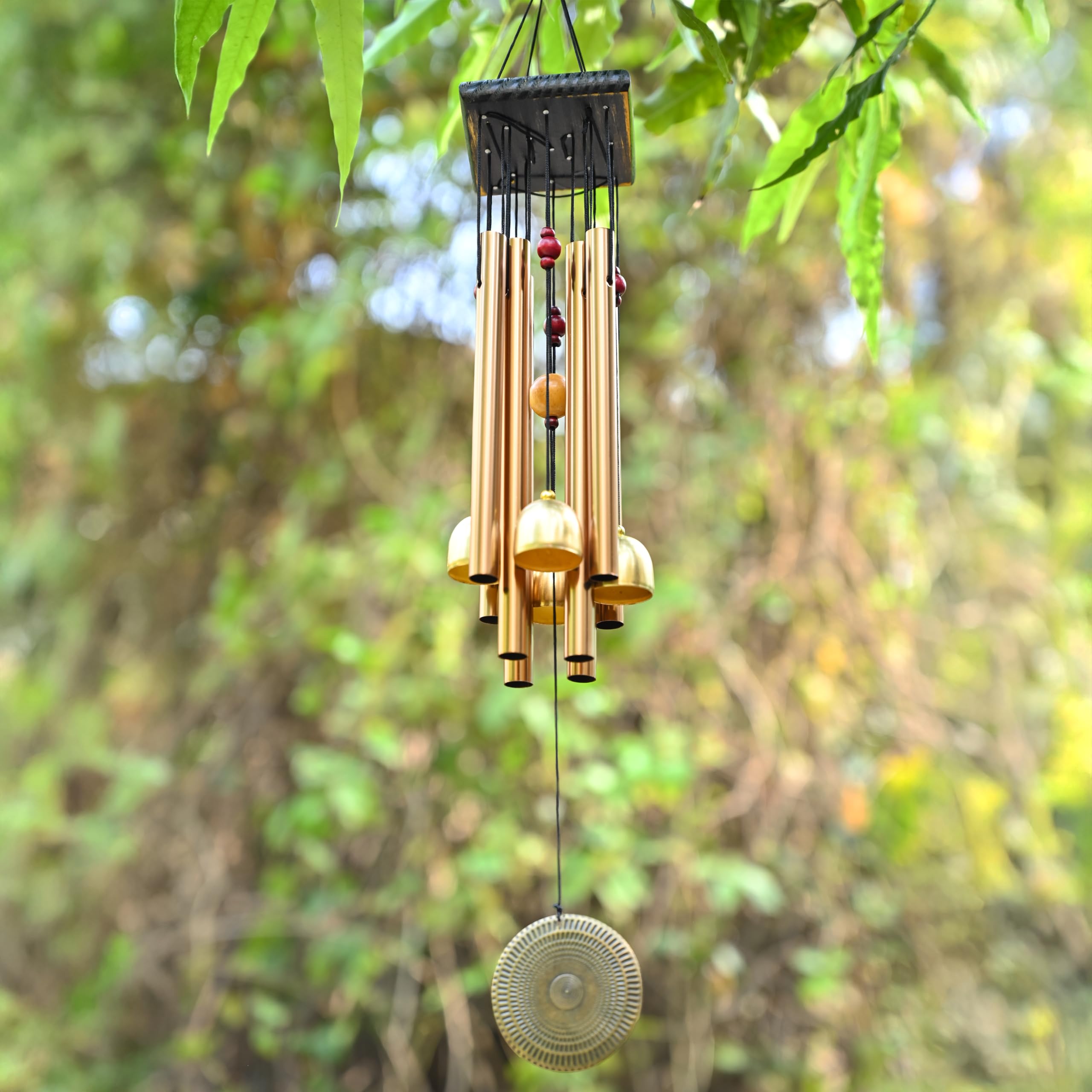 Hindcraft Hindcraft Elegant Premium Wind Chimes for Home, Balcony & Garden Decor Metal Wind Chimes | Feng Shui Chimes for Positive Energy & Good Luck | Hanging Outdoor Bells 4