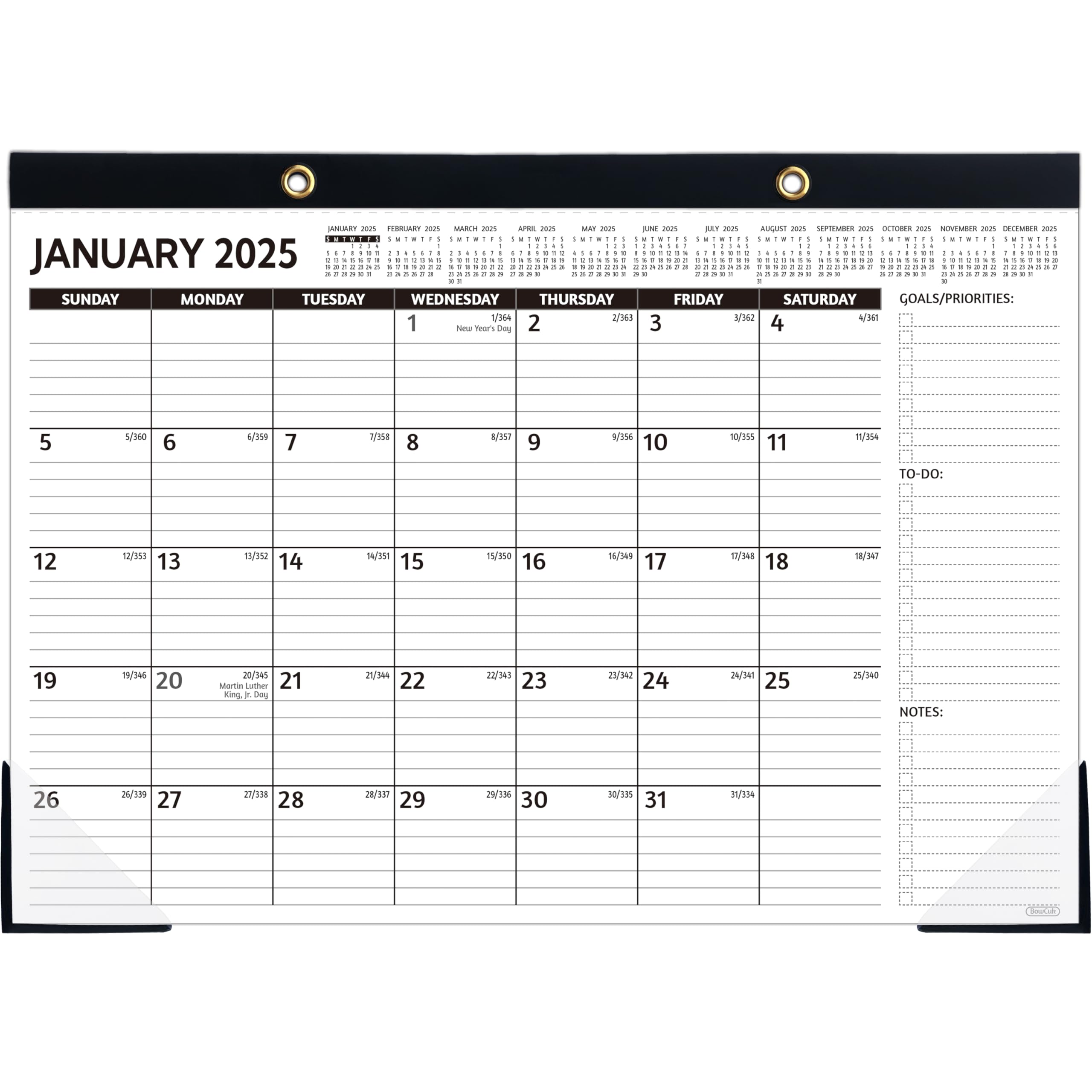 20252026 Desk Calendar 18 Monthly Desk Calendar 2025
