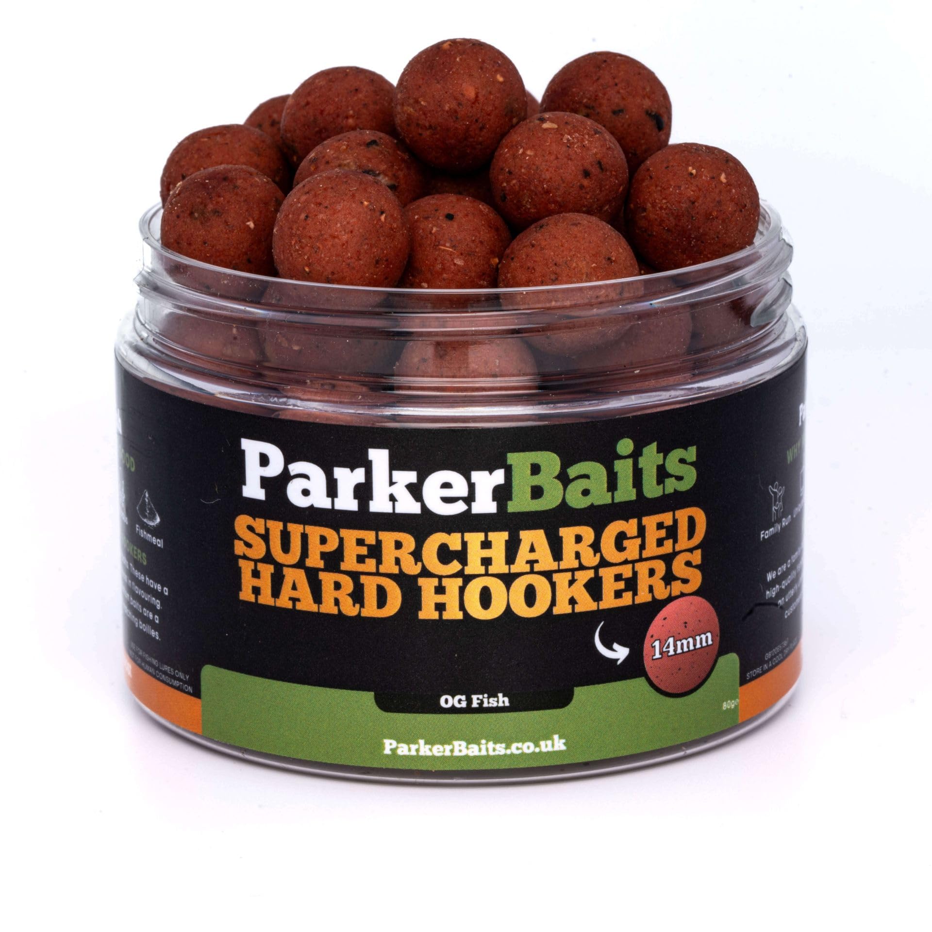 ParkerBaits Supercharged Hard Hookers OG Fish: 14mm