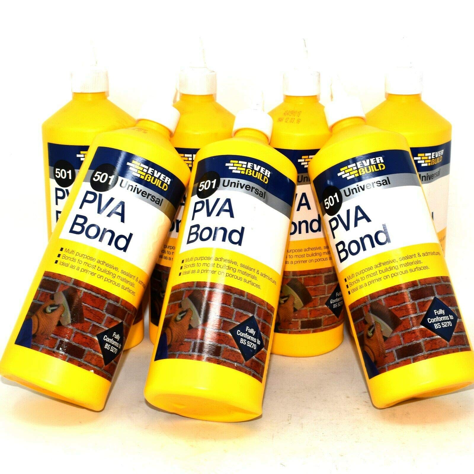 Buy 501 PVA Bond Wood Adhesive Glue Ever Build Bonding Agent 7 x 1