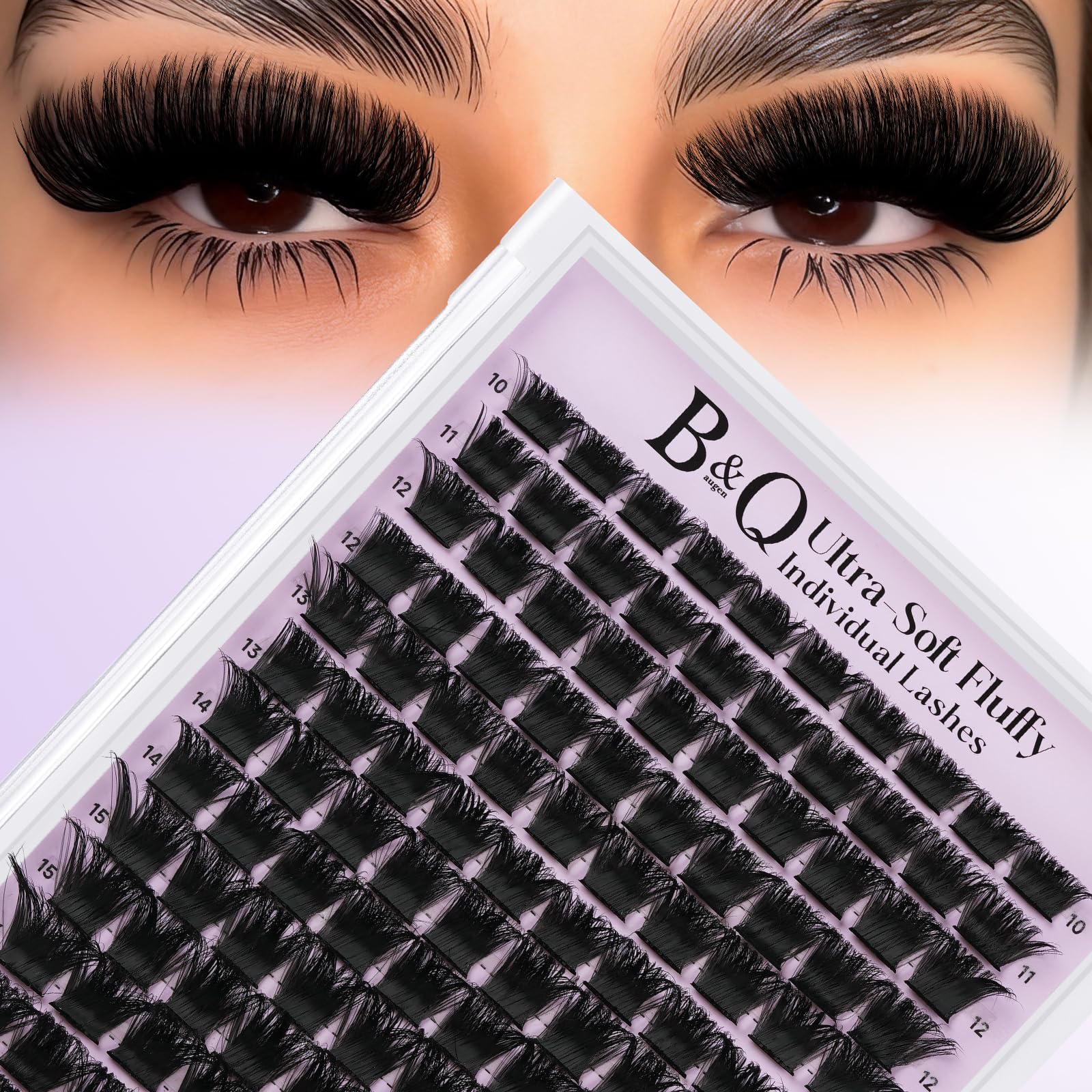 Dramatic Fluffy Lash Clusters - Volume Eyelashes -10