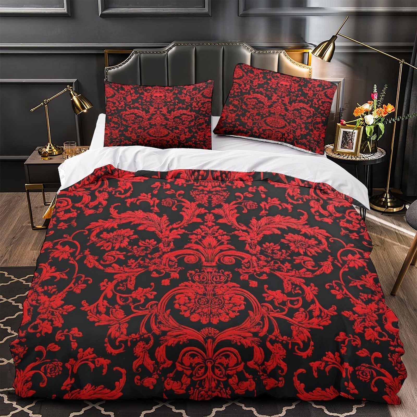 Parure de lit enfant rouge 3D pour transformer la chambre en cocon douillet