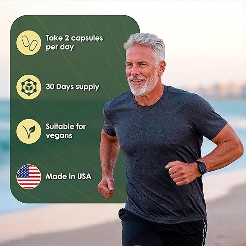 Miniatura 4 de Rawleigh Rejuvenate Plus para hombres: 60 cápsulas veganas | Saw Palmetto de alta potencia de 320 mg | Semilla de calabaza, corteza de Pygeum |