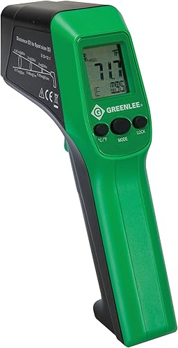 Miniatura 5 de Greenlee - Termómetro, infrarrojo (Tg-2000), instrumentos de prueba Elec (TG-2000), termómetro infrarrojo láser dual