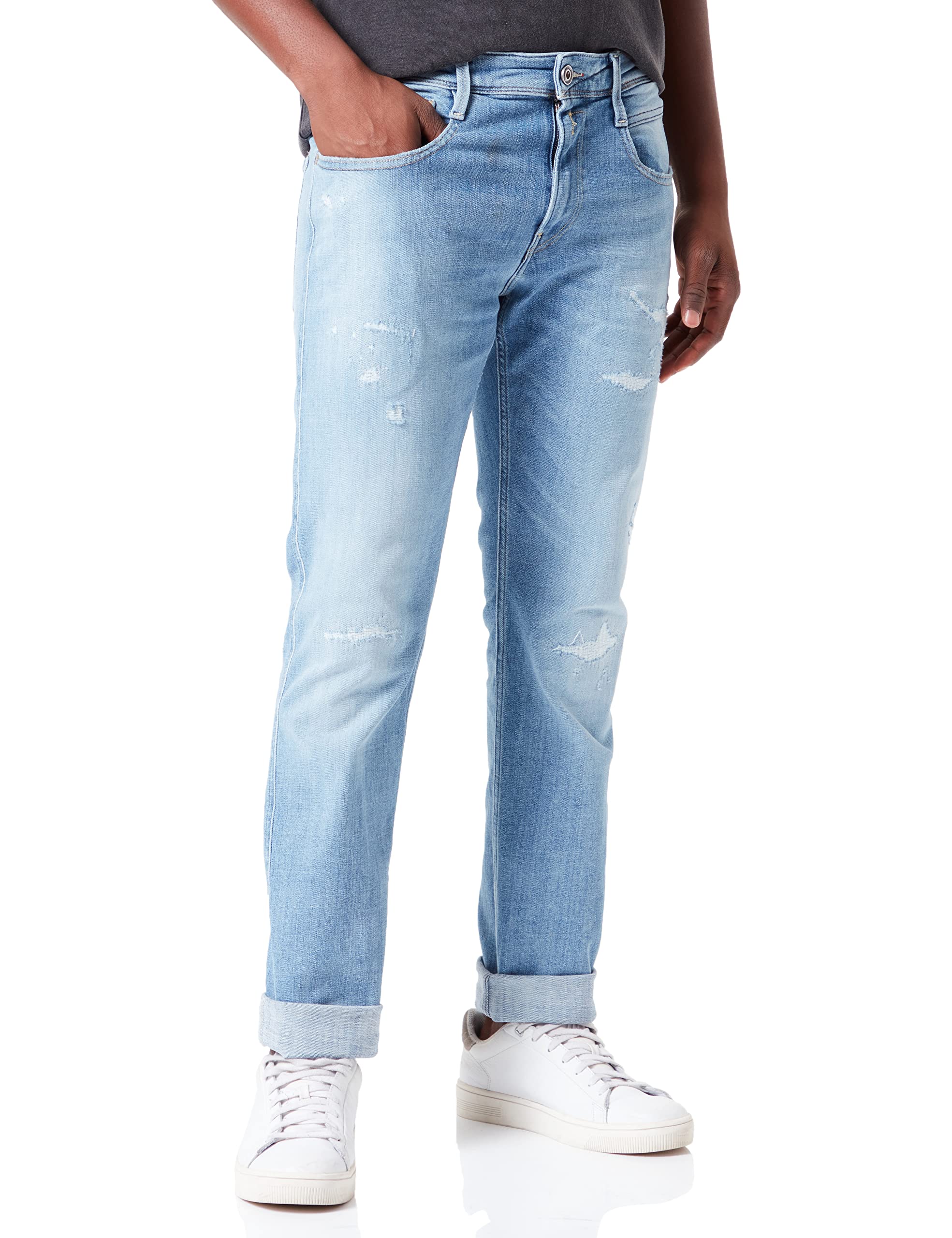Pantalón Vaquero Replay Anbass Azul Para Hombre