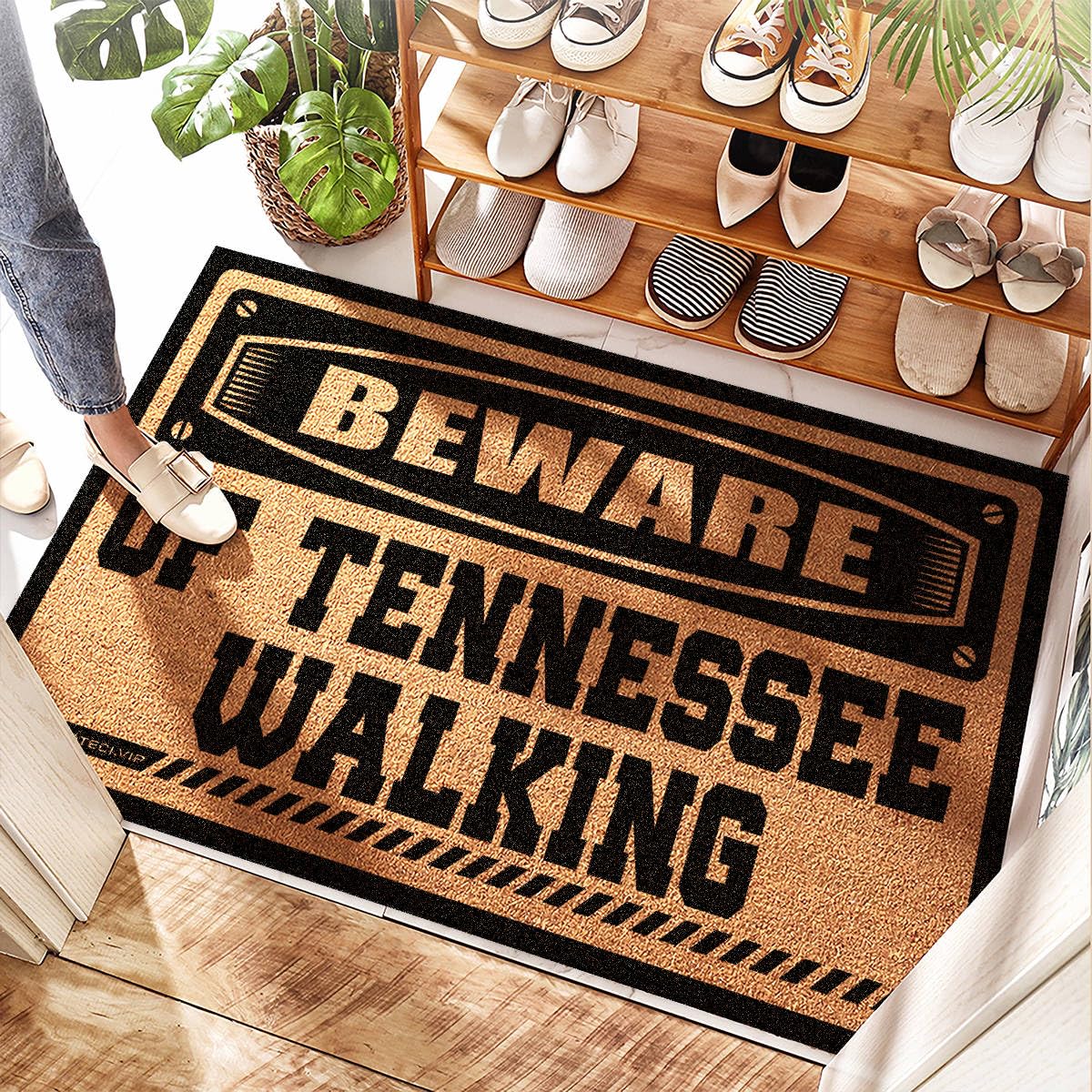 Tapis extérieur drôle Tennessee Walking pour entrée