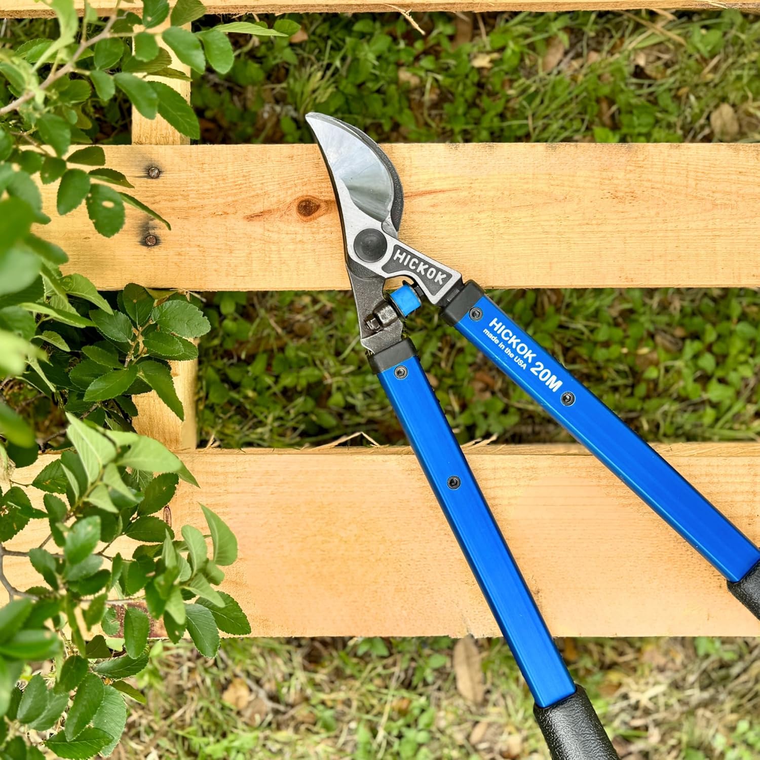 Hickok Heavy Duty Vine Lopper – 20" Professional Tree Branch Cutter with Aluminum Handles | Commercial Pruning Shears Made in USA