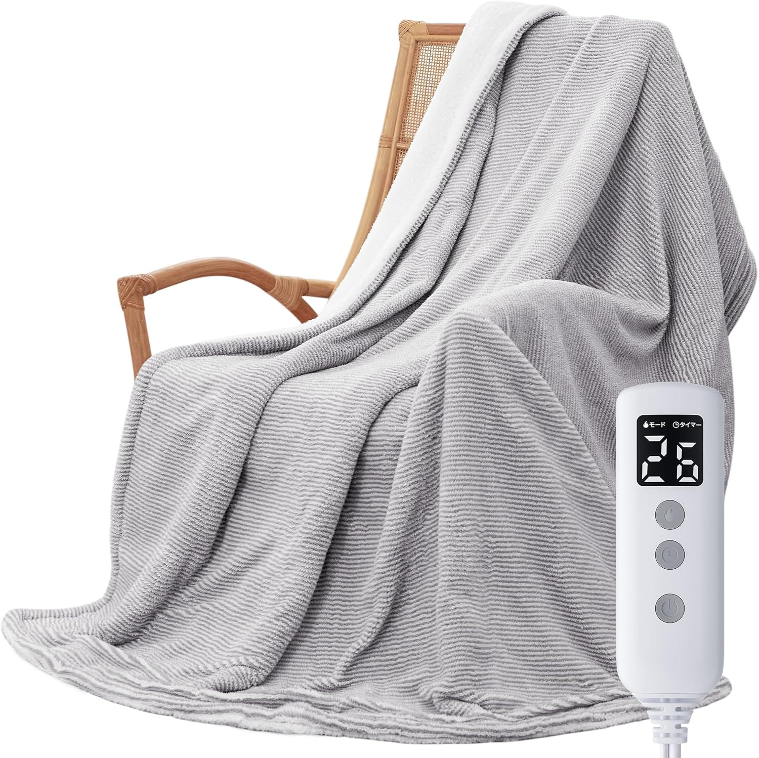 電気毛布 掛け敷き兼用 ダブル 200×150cm【寝返り自由な大判サイズ