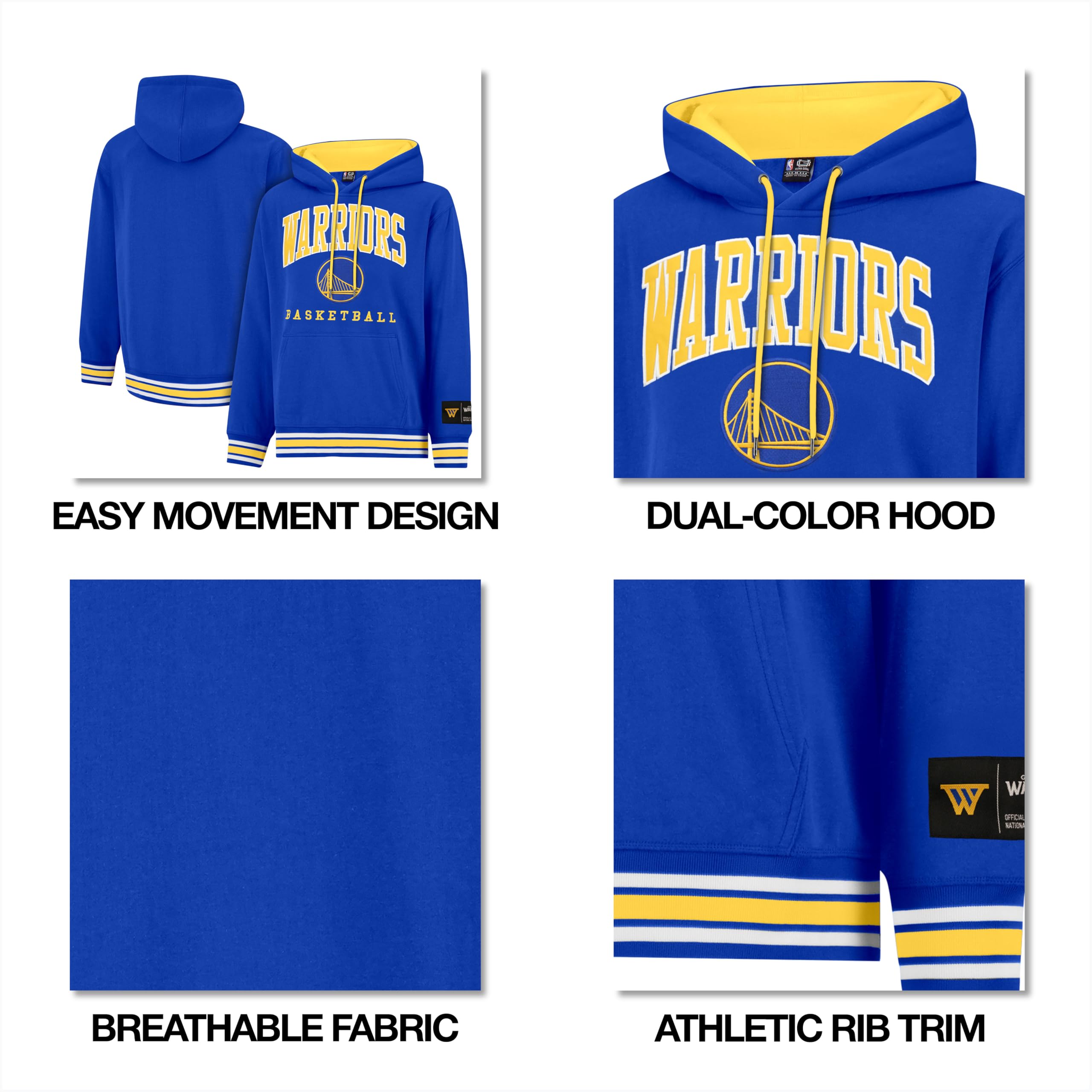 Sweat à Capuche en Polaire côtelé pour Homme NBA Ultra Game