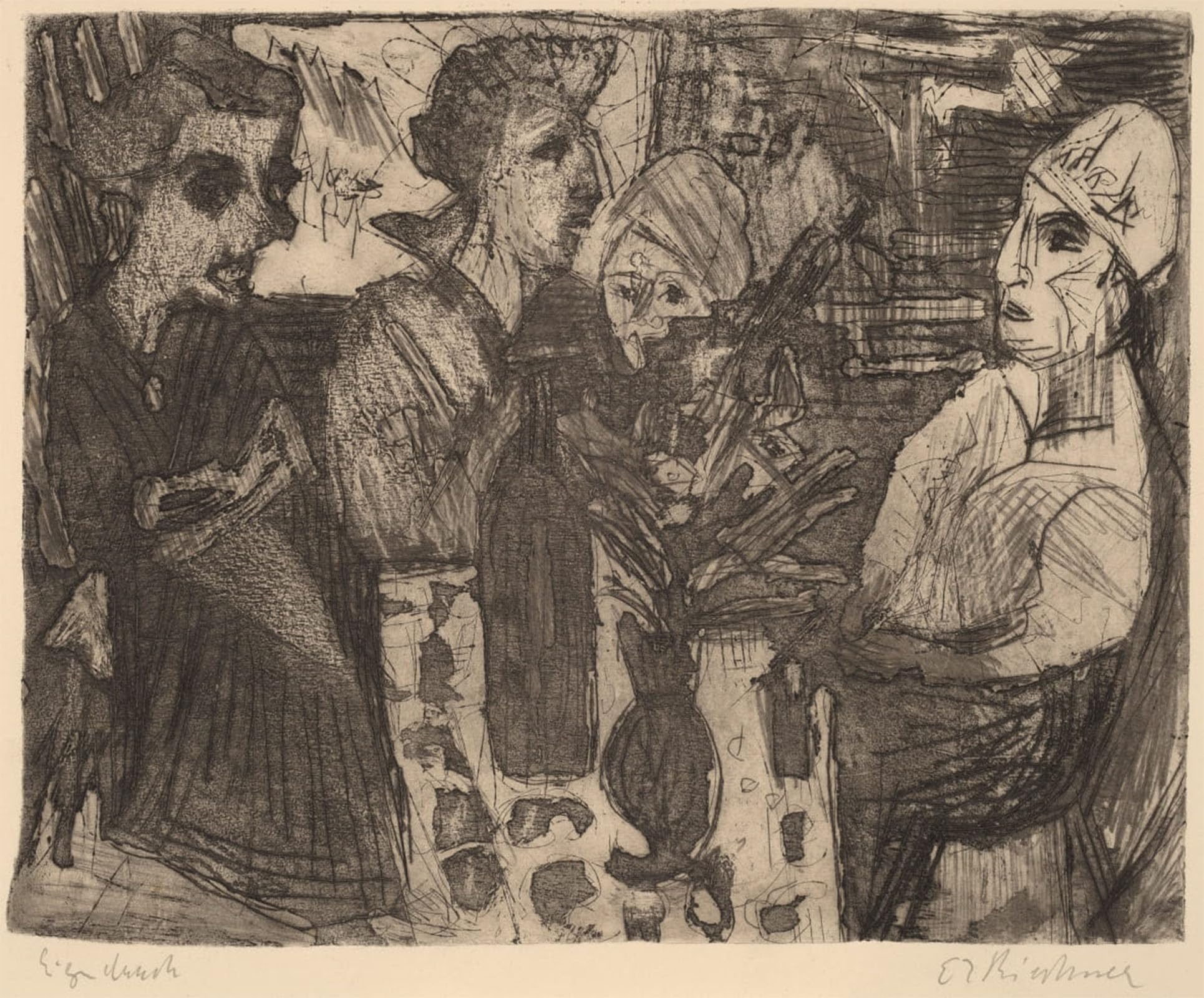 Tableaux posters impression toile Ernst Ludwig Kirchner déco maison - 5