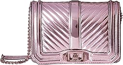 Chevron Quilted Small Love Crossbody