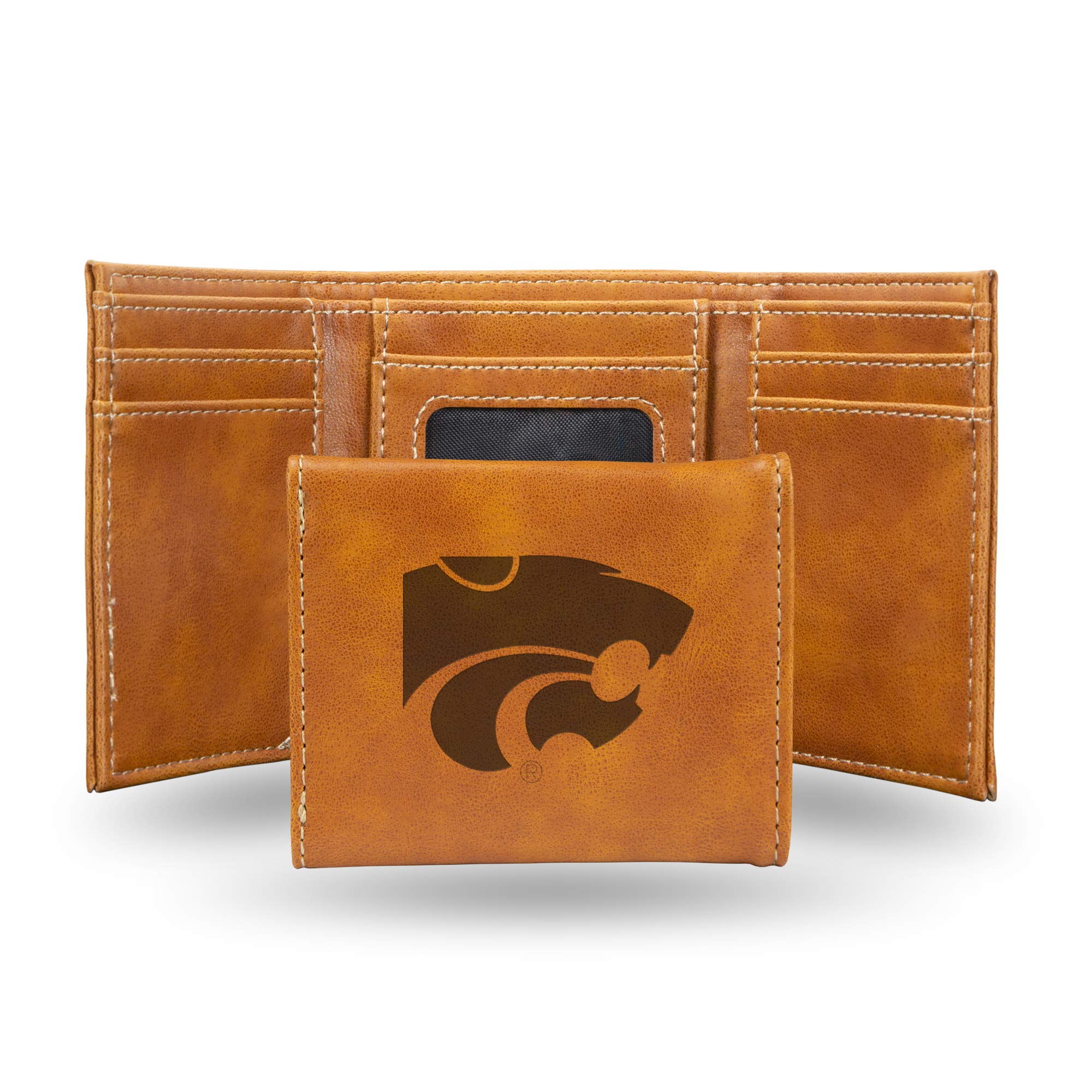 Rico Industries NCAA Laser Engraved Trifold Laser Engraved Tri-Fold Wallet - Men's Accessory