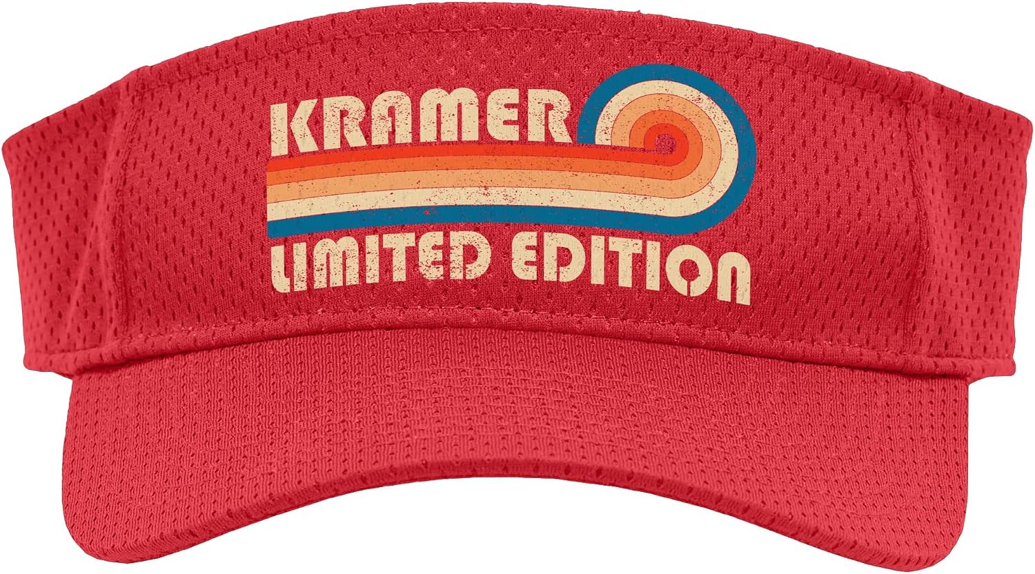 Kramer Retro 70s 80s Sunset Stripe Sport Sun Visor