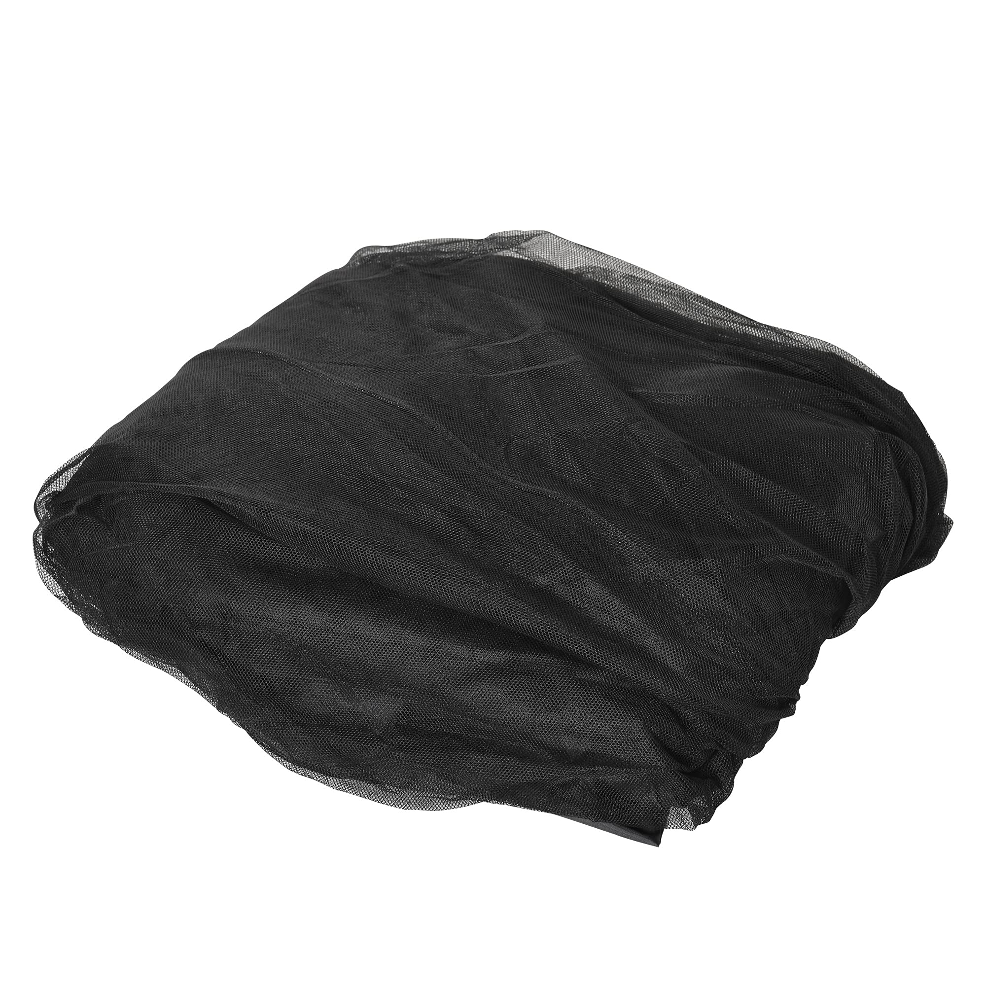 Outsunny Zanzariera per Ombrellone 3x2.3 m Maglie Strette Regolabile con Cerniera Tubo Riempibile Acqua Sabbia Nero