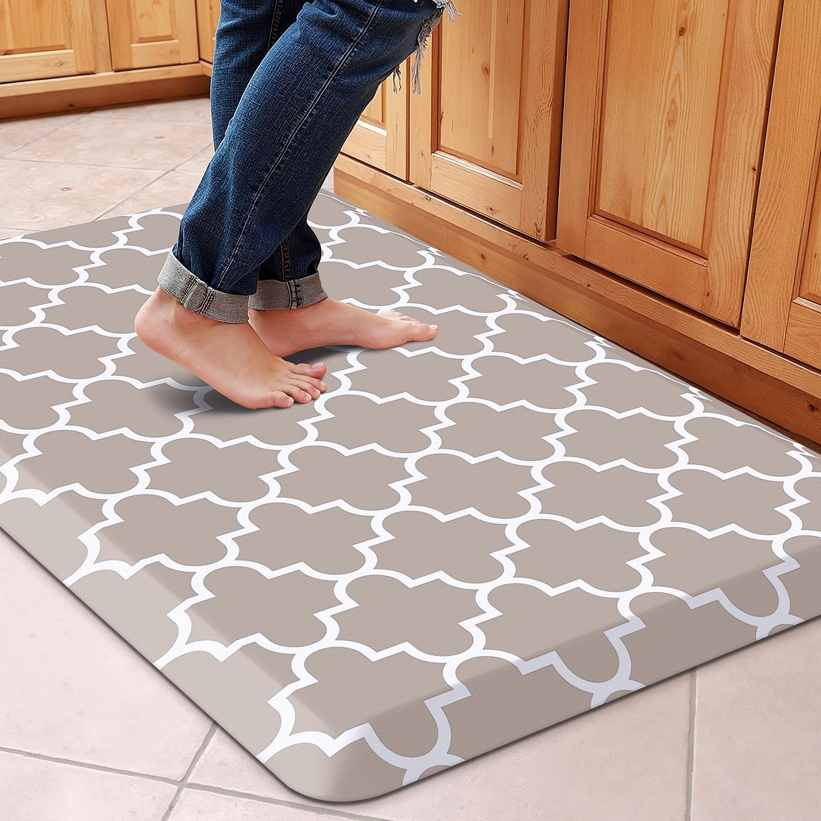 WISELIFE Kitchen Mats and Rugs Cushioned Anti-Fatigue, 17.3"x 28", Grey — Amazon image 31