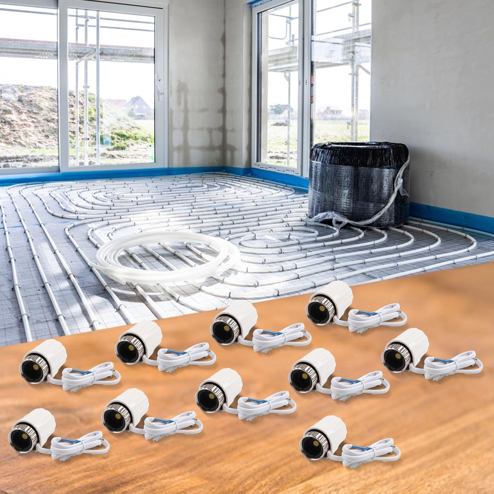 Actionneur Électrique pour chauffage 230V Normalement Ouvert M30x1.5