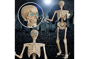 Jenaai 5.3 Ft Halloween Skeleton Decoration