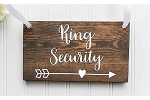 Ring Security - Adorable Handcrafted Signs for the Wedding's Little Protectors