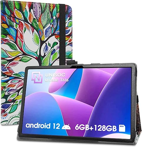 LiuShan Compatible con la funda CHUWI Hipad Xpro de 10.51 pulgadas, funda plegable delgada de piel sintética para tablet CHUWI Hipad Xpro de 10.51