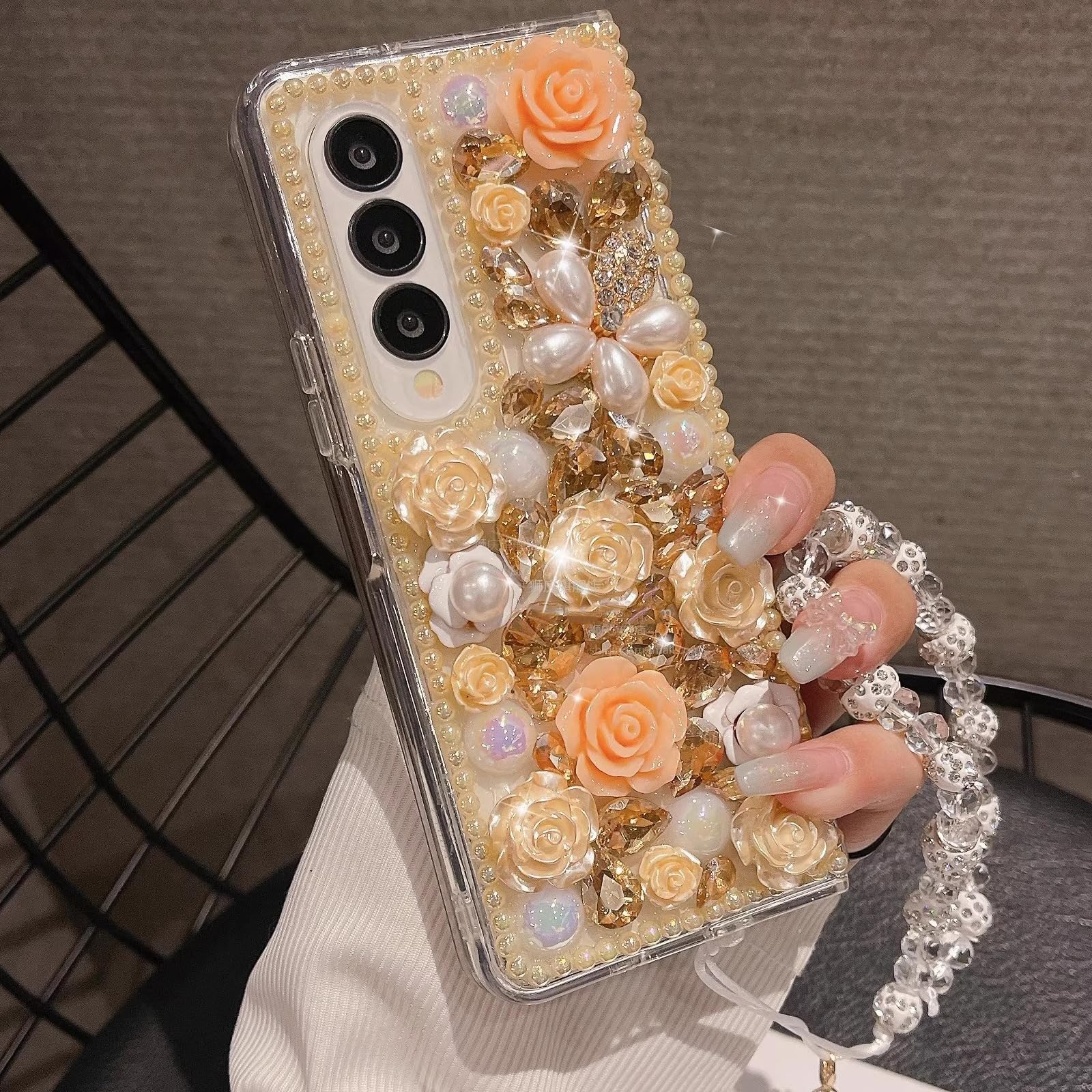 Custodia Cover Per Sasung Galaxy Z Fold 4, Con Pellicola Proteggi - Foto 5