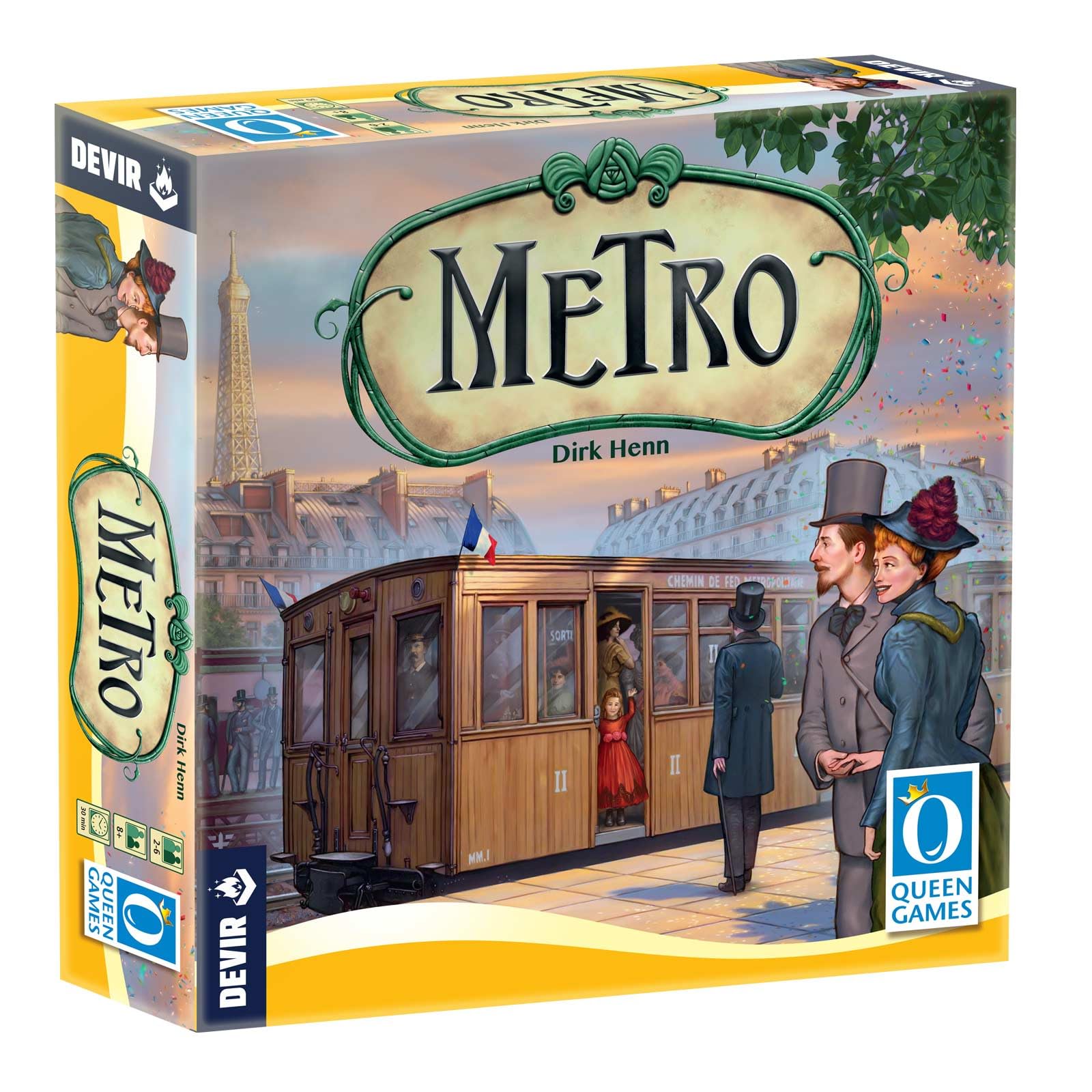 Devir - Metro, gioco familiare, gioco da tavolo, set da 8 anni