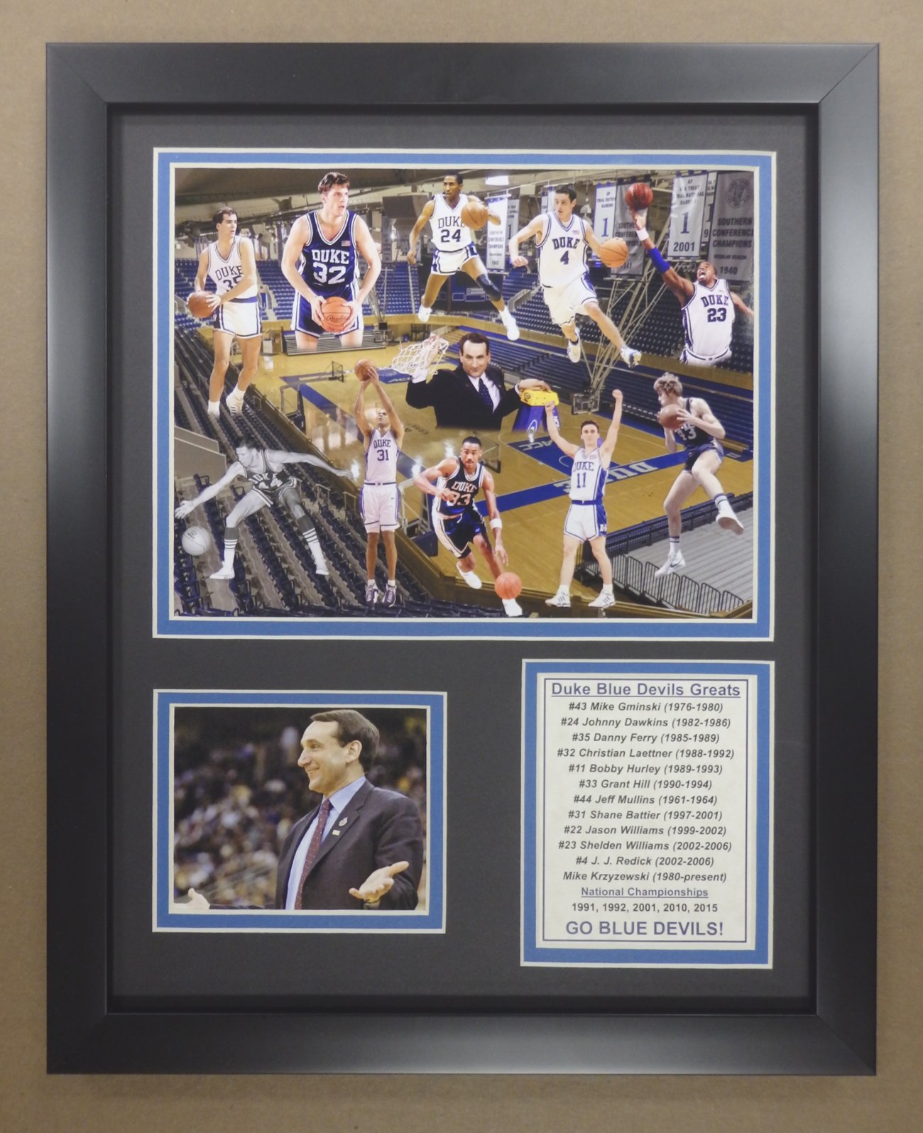 Legends Never Die NCAA All-Time Greats Framed Photo Collage